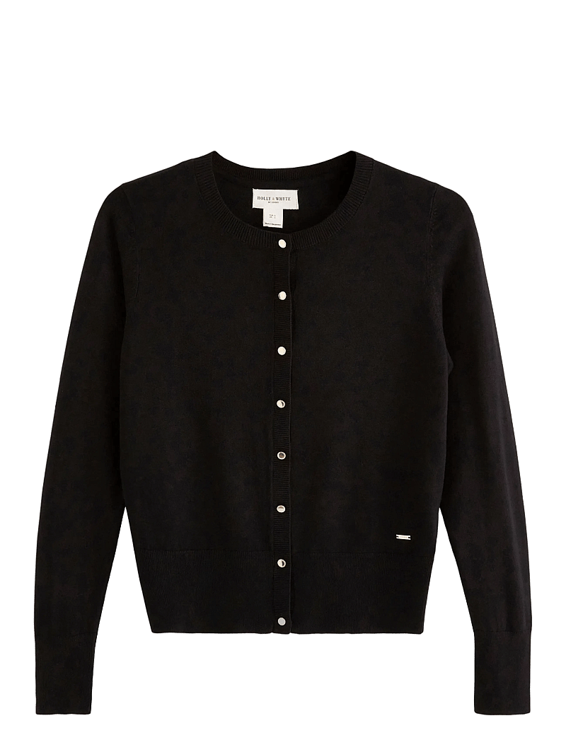 Lindex - Fine-knit Black Cardigan - neuletakit - black - 1