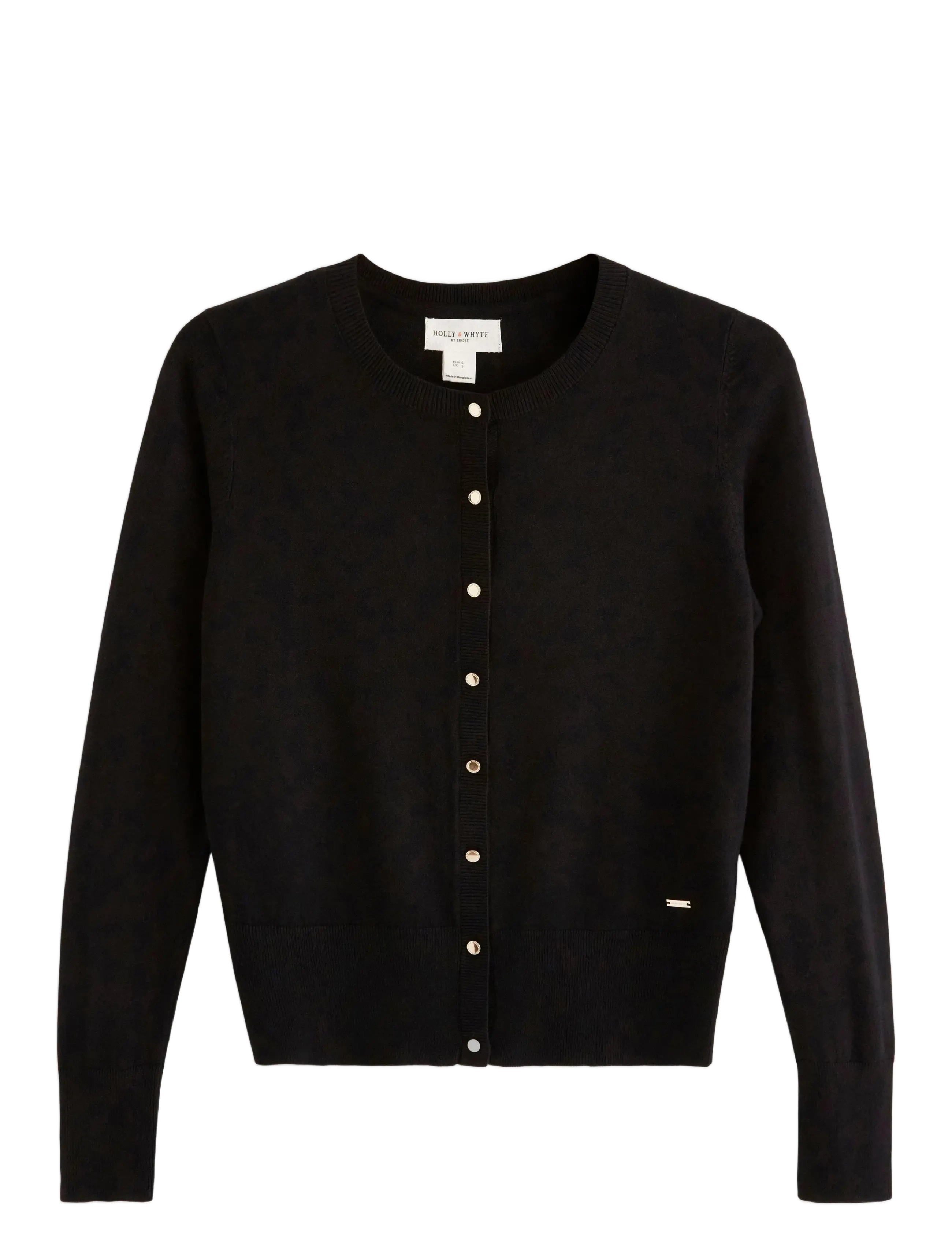 Lindex Fine-knit Black Cardigan - Cardigans - BLACK / black