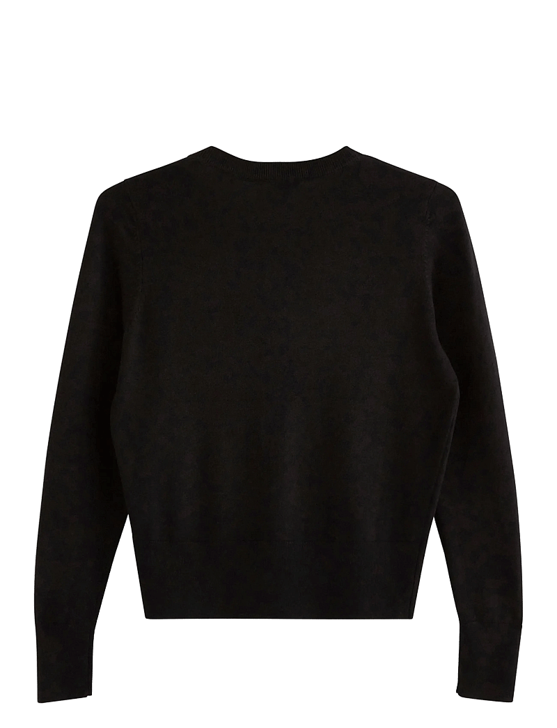 Lindex - Fine-knit Black Cardigan - neuletakit - black - 2
