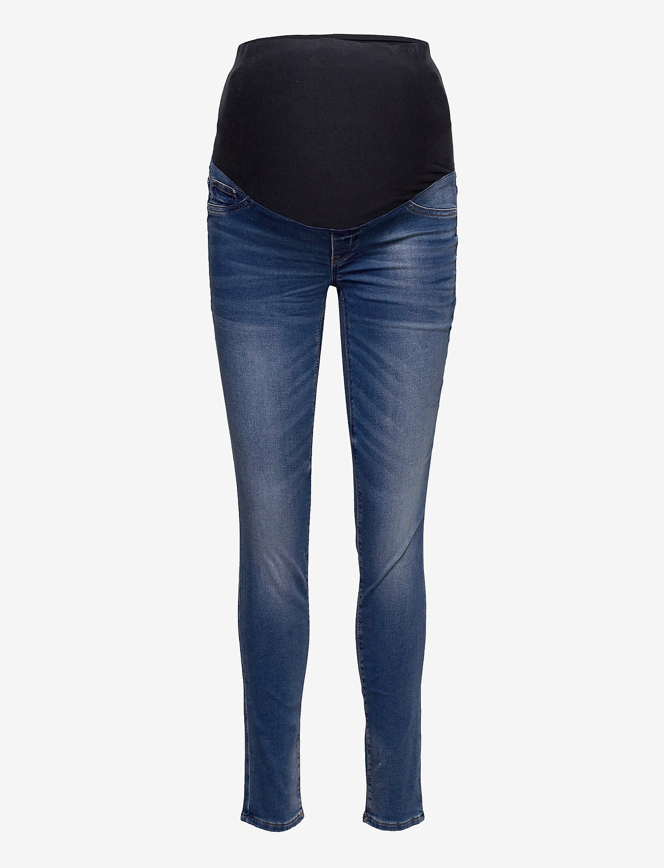 Lindex - Trousers MOM Dolly tricot - slim jeans - medium denim - 1