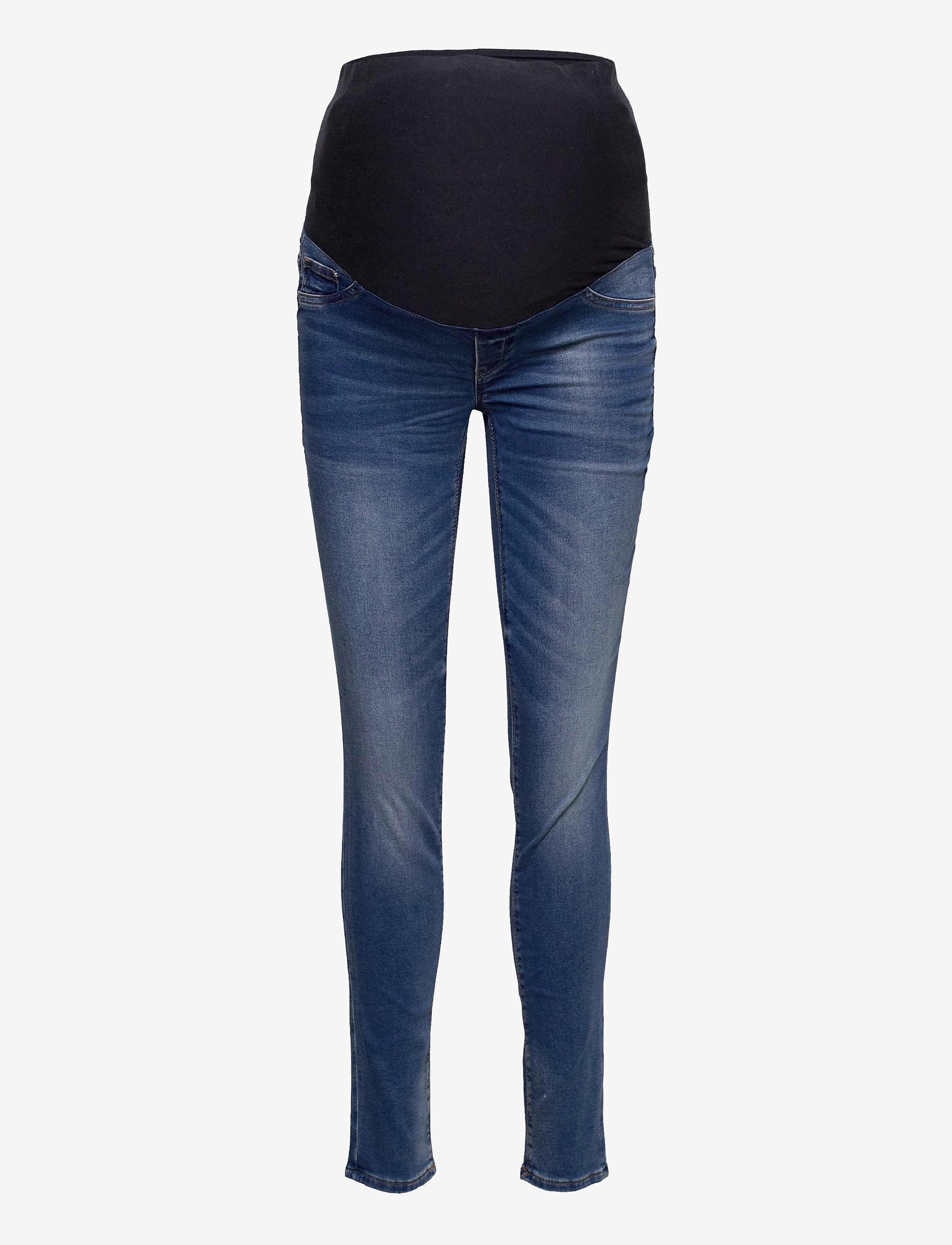 Lindex Trousers MOM Dolly tricot - Kleidung - BLUE / blue