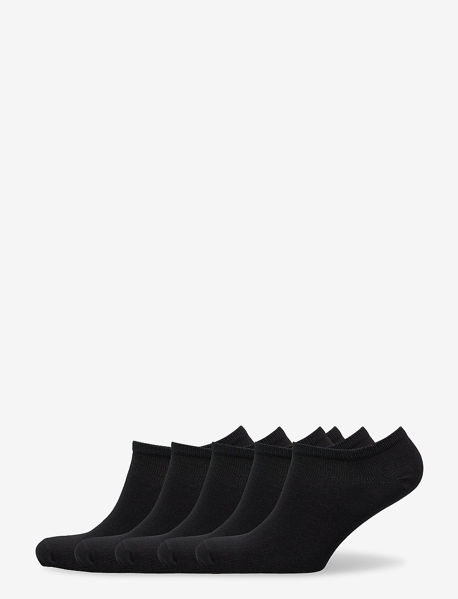 Lindex - 5-pack black ankle socks - sokid - black - 0
