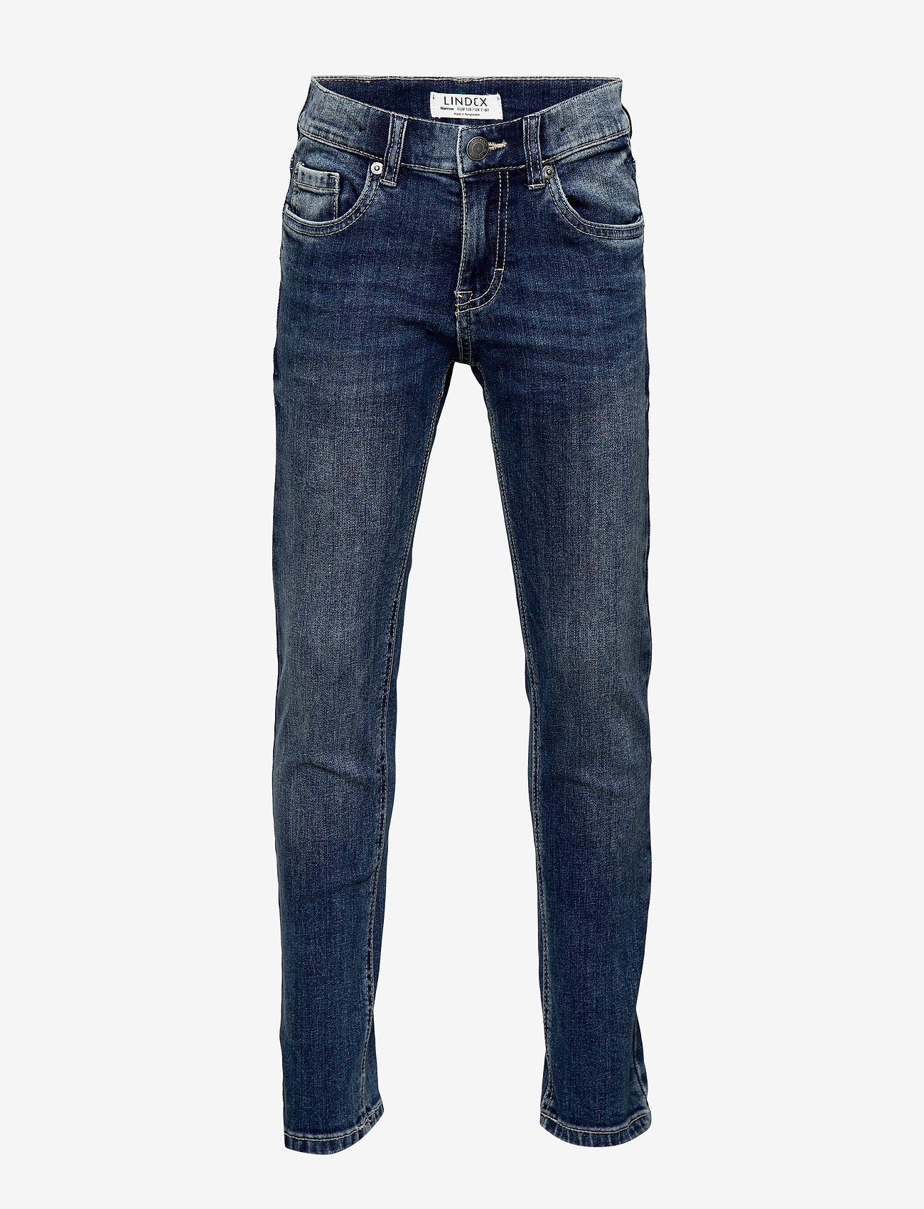 Lindex - Trousers Denim Narrow Tom - denim - 0