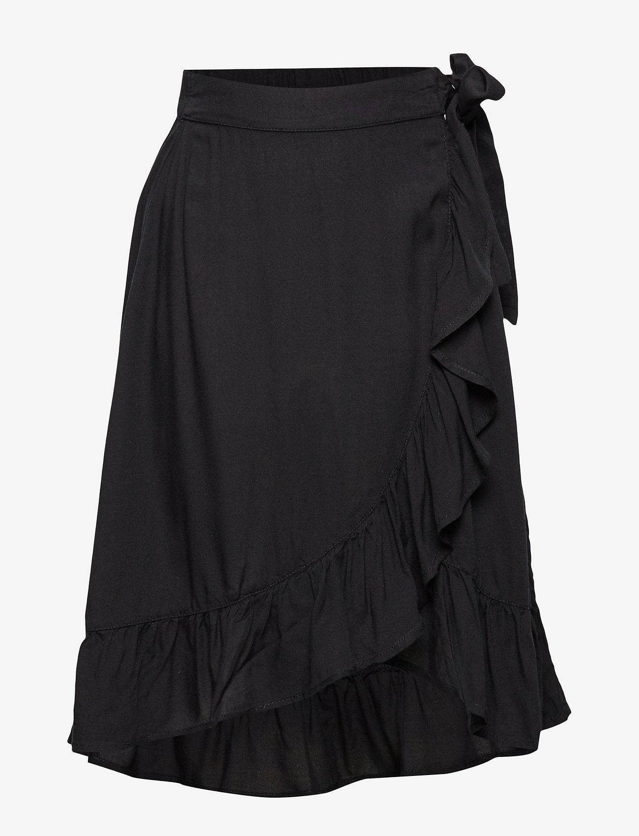 Lindex - Skirt wrap black - black - 0