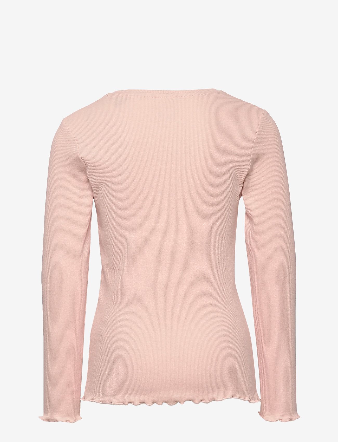 Lindex - Ribbed long sleeve top - dusty pink - 1