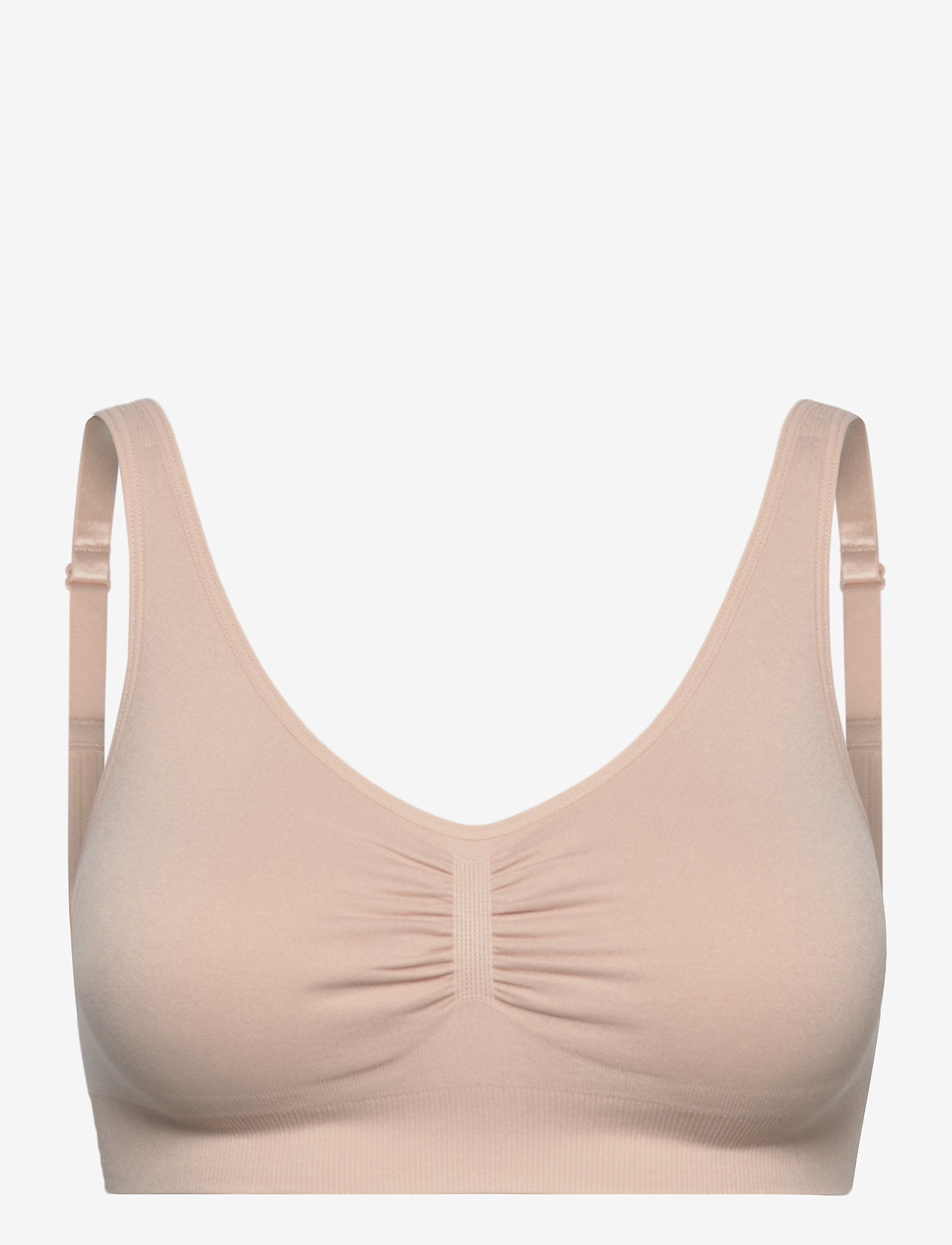 Lindex - Soft seamless bra - bh-linnen - beige - 1
