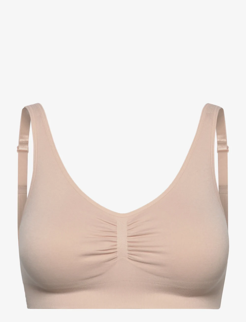 Lindex - Bra Joy seamless top - bh-linnen - beige - 1