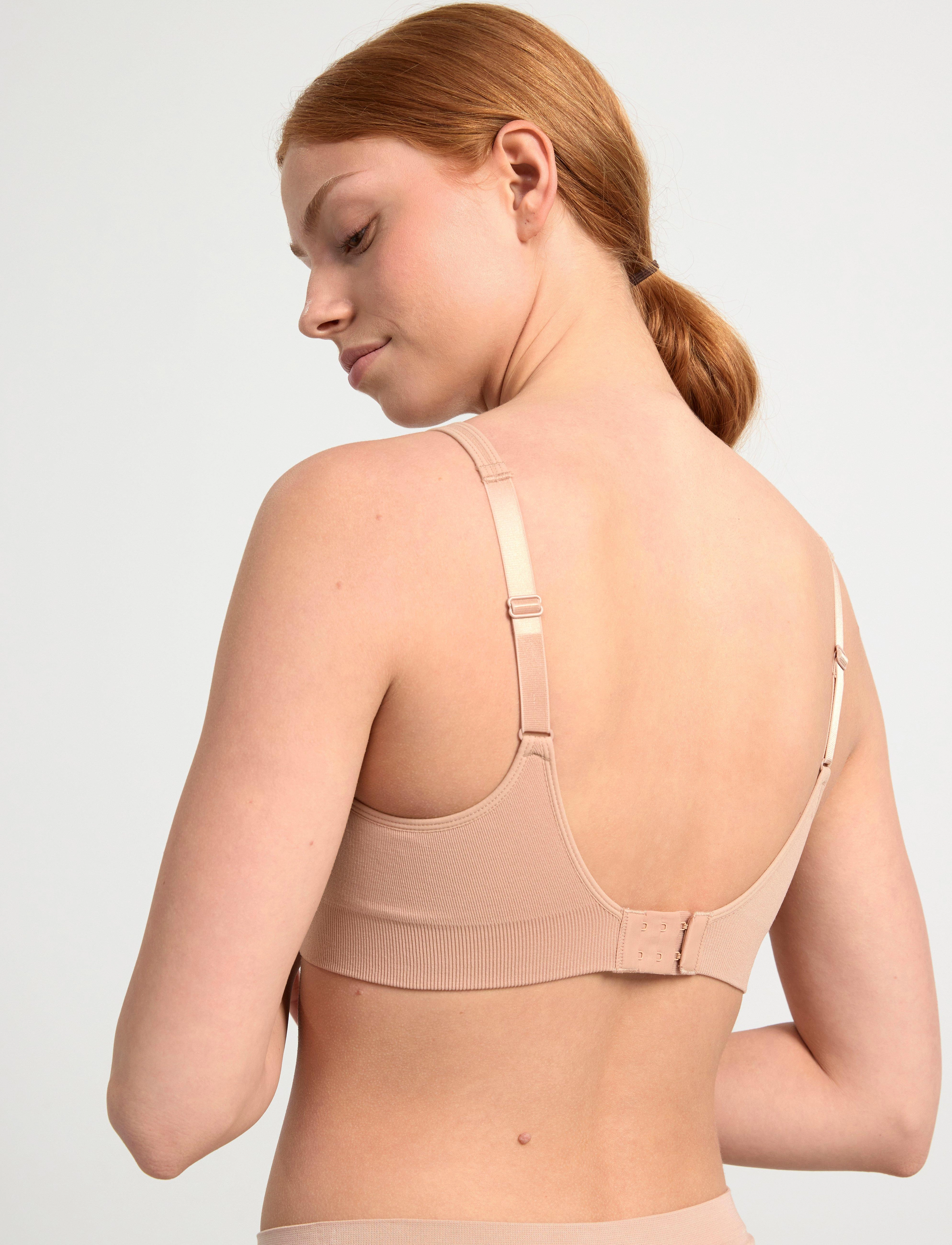 Lindex - Soft seamless bra - mjuka bh:ar - beige - 4