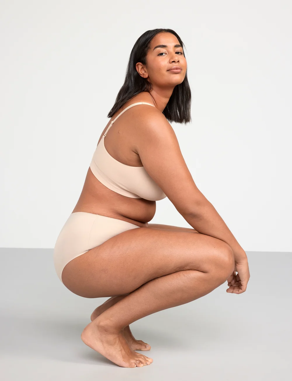 Lindex - Bra Joy seamless top - bh-linnen - beige - 5