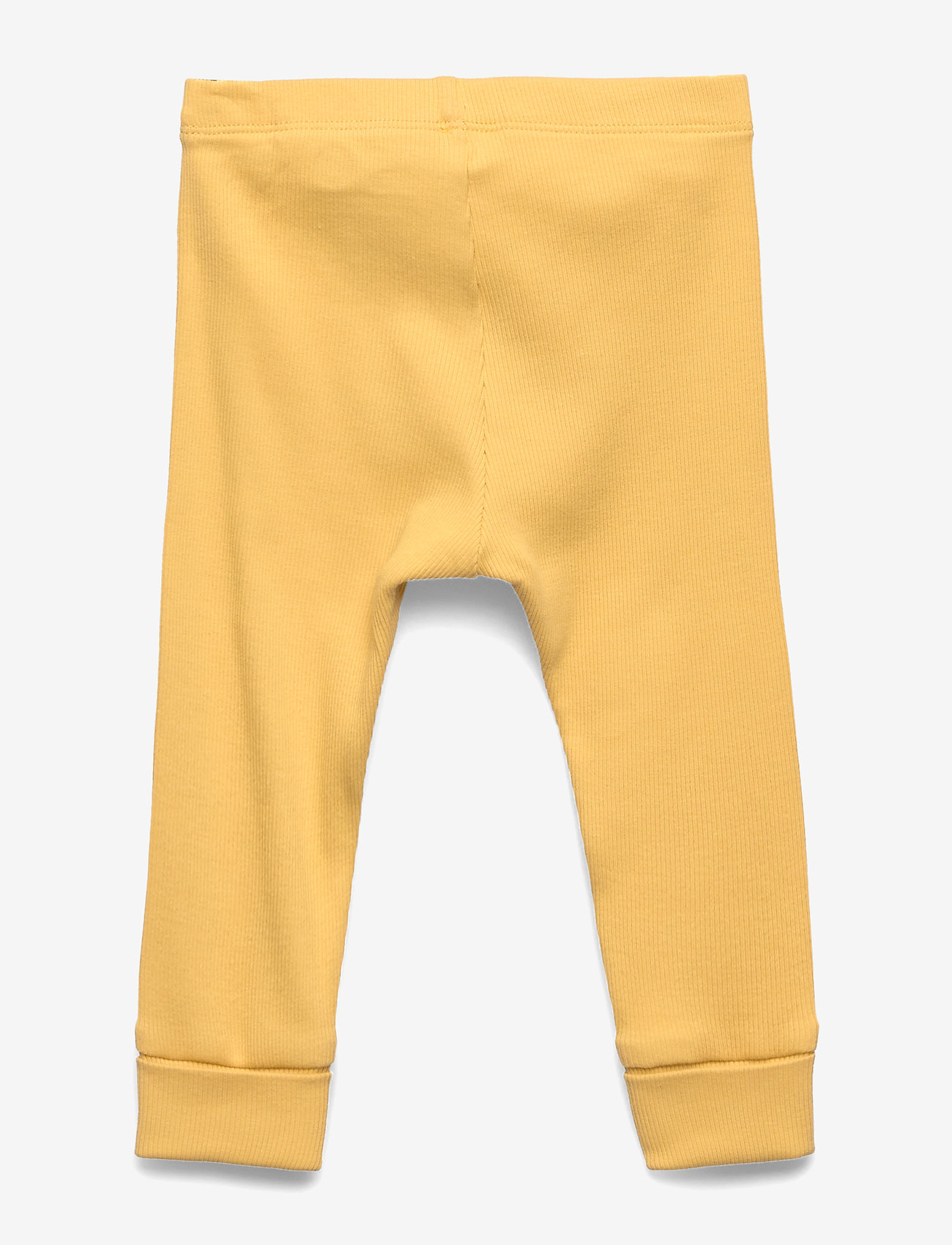 Lindex - Leggings rib solid - dusty yellow - 1