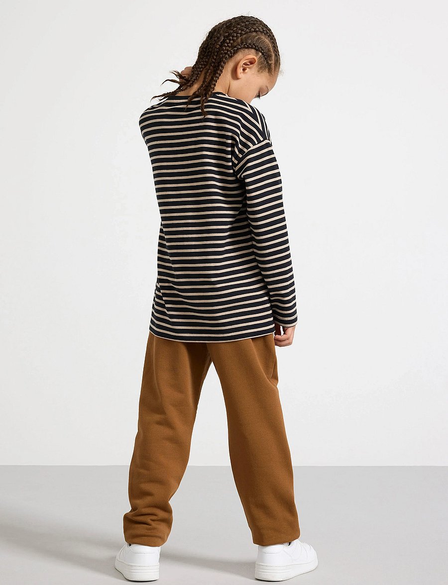 Lindex - Trousers essential Knee - mjukisbyxor - light dusty brown - 3