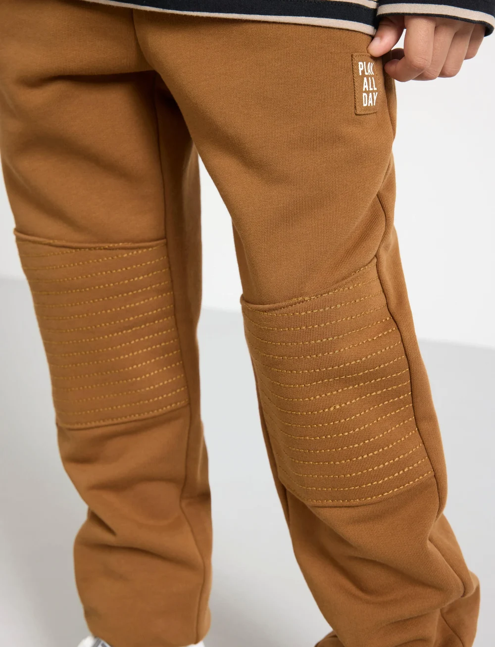 Lindex - Trousers essential Knee - sweatpants - light dusty brown - 4