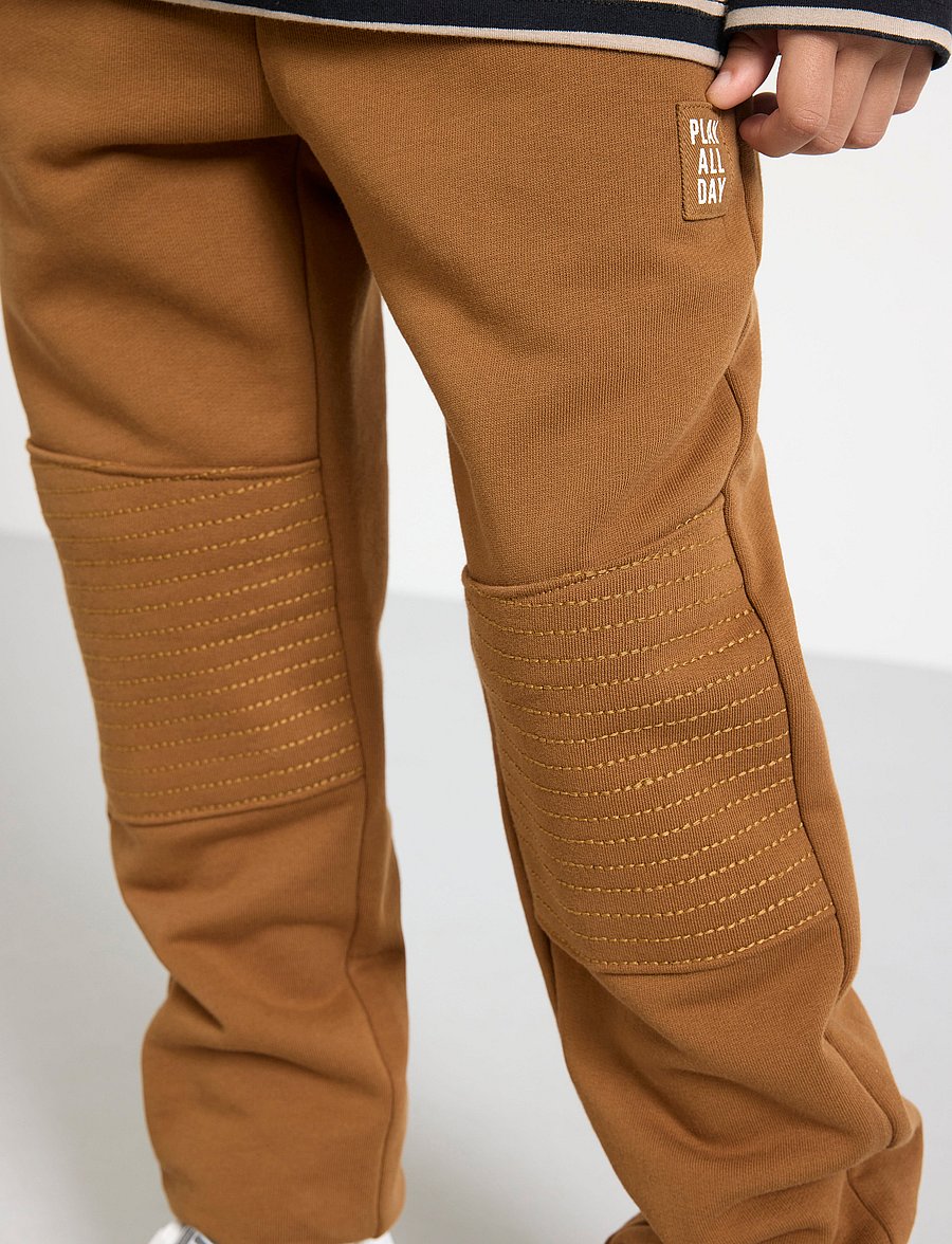 Lindex - Trousers essential Knee - mjukisbyxor - light dusty brown - 5