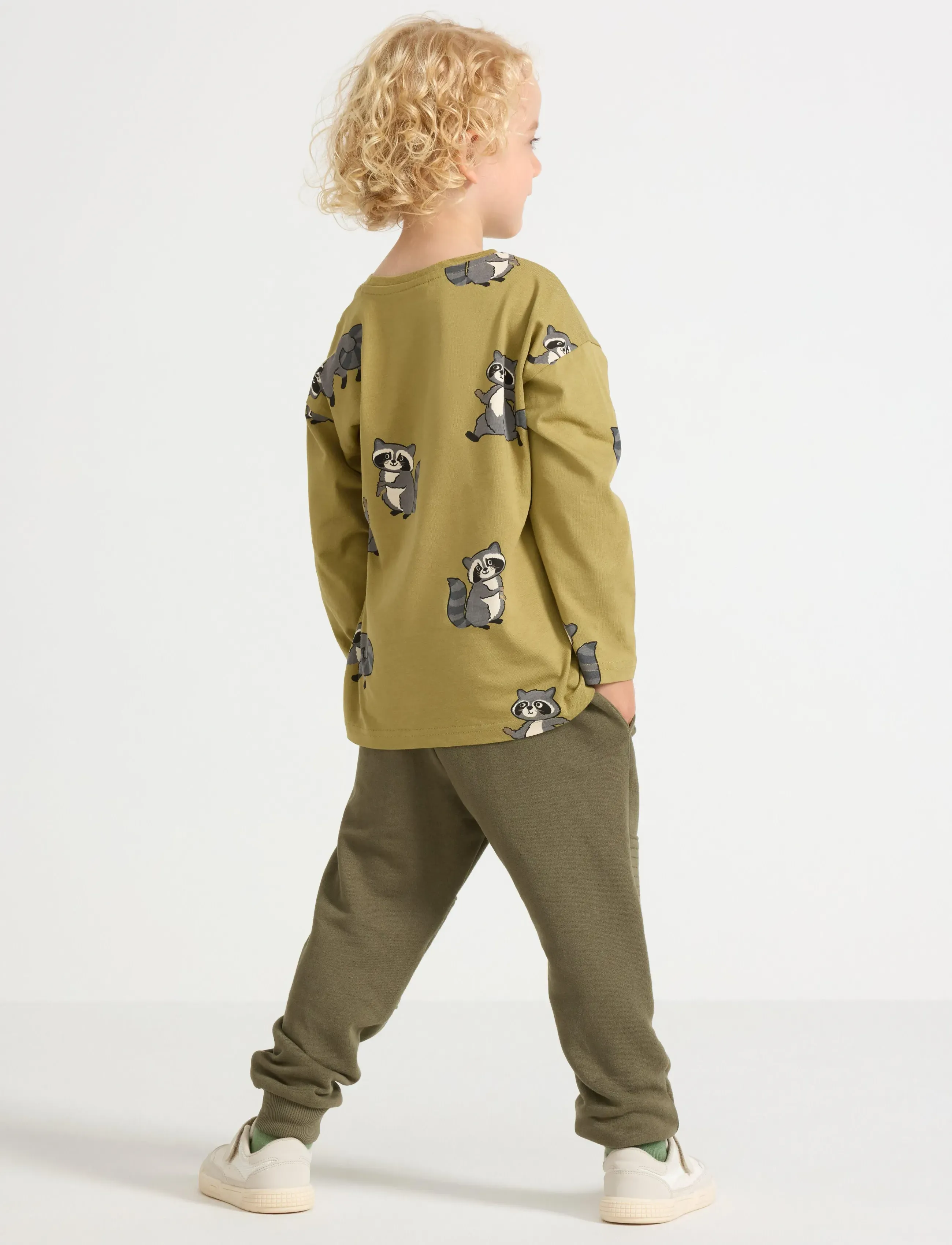 Lindex - Trousers essential Knee - dressipüksid - lt dusty khaki - 3