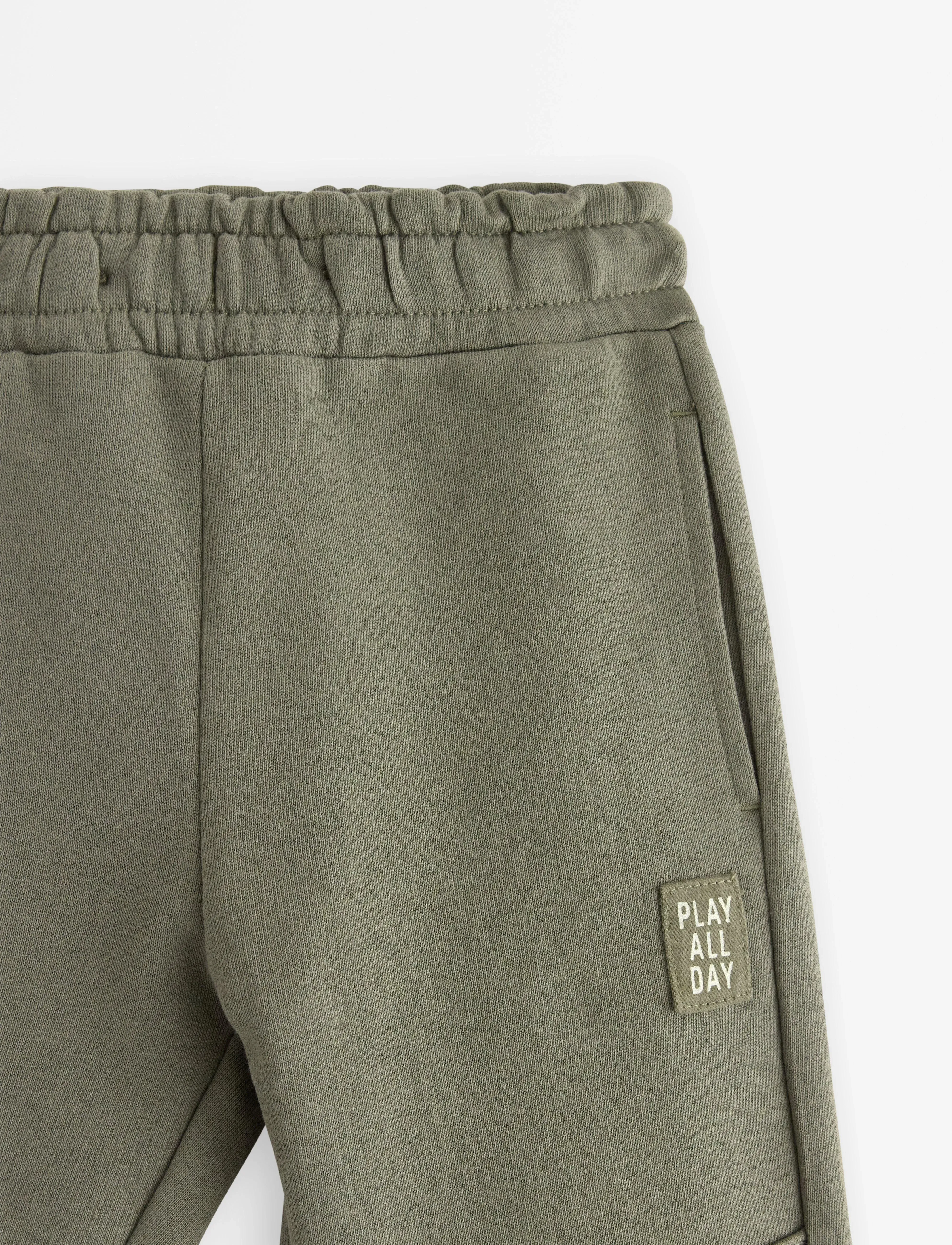 Lindex - Trousers essential Knee - dressipüksid - lt dusty khaki - 5
