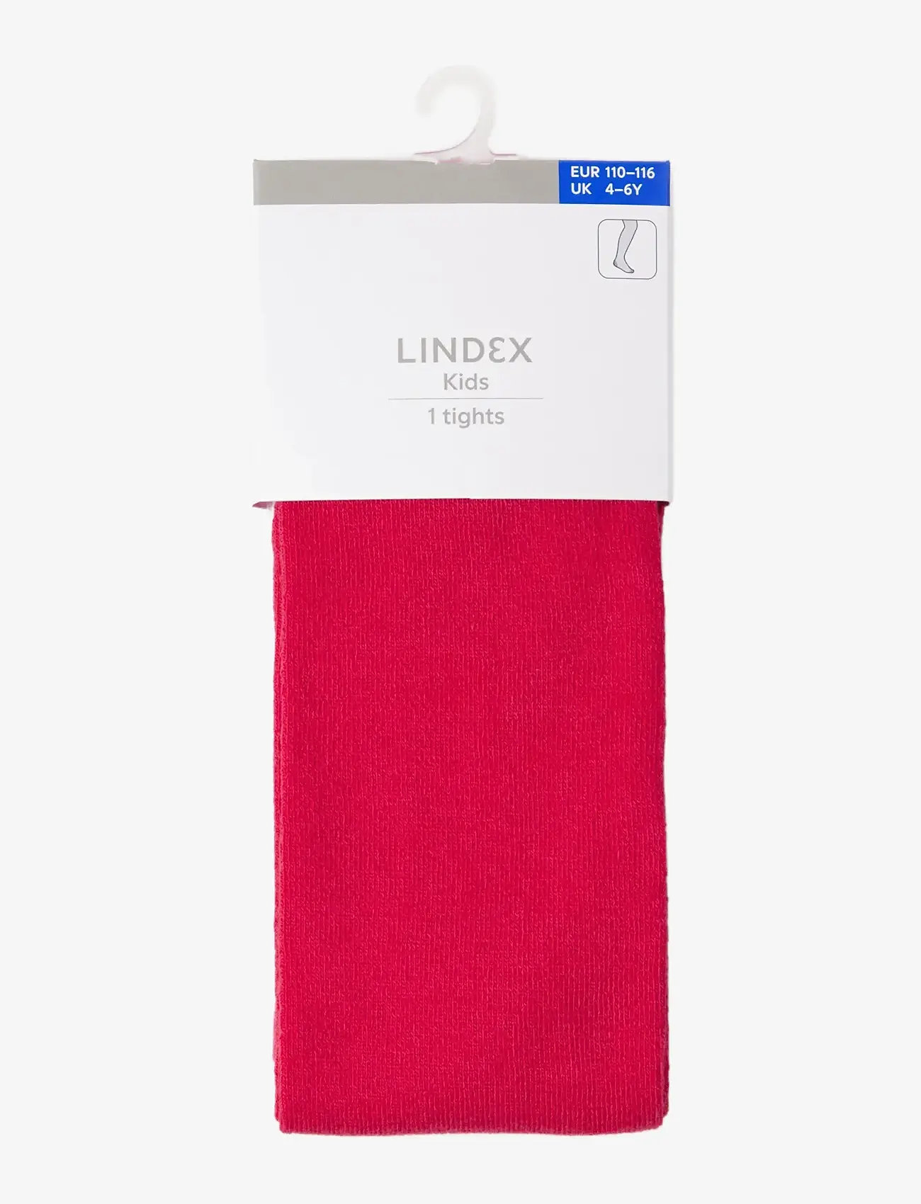 Lindex - Tights SG H plain knitted - strømpebukser - red - 1