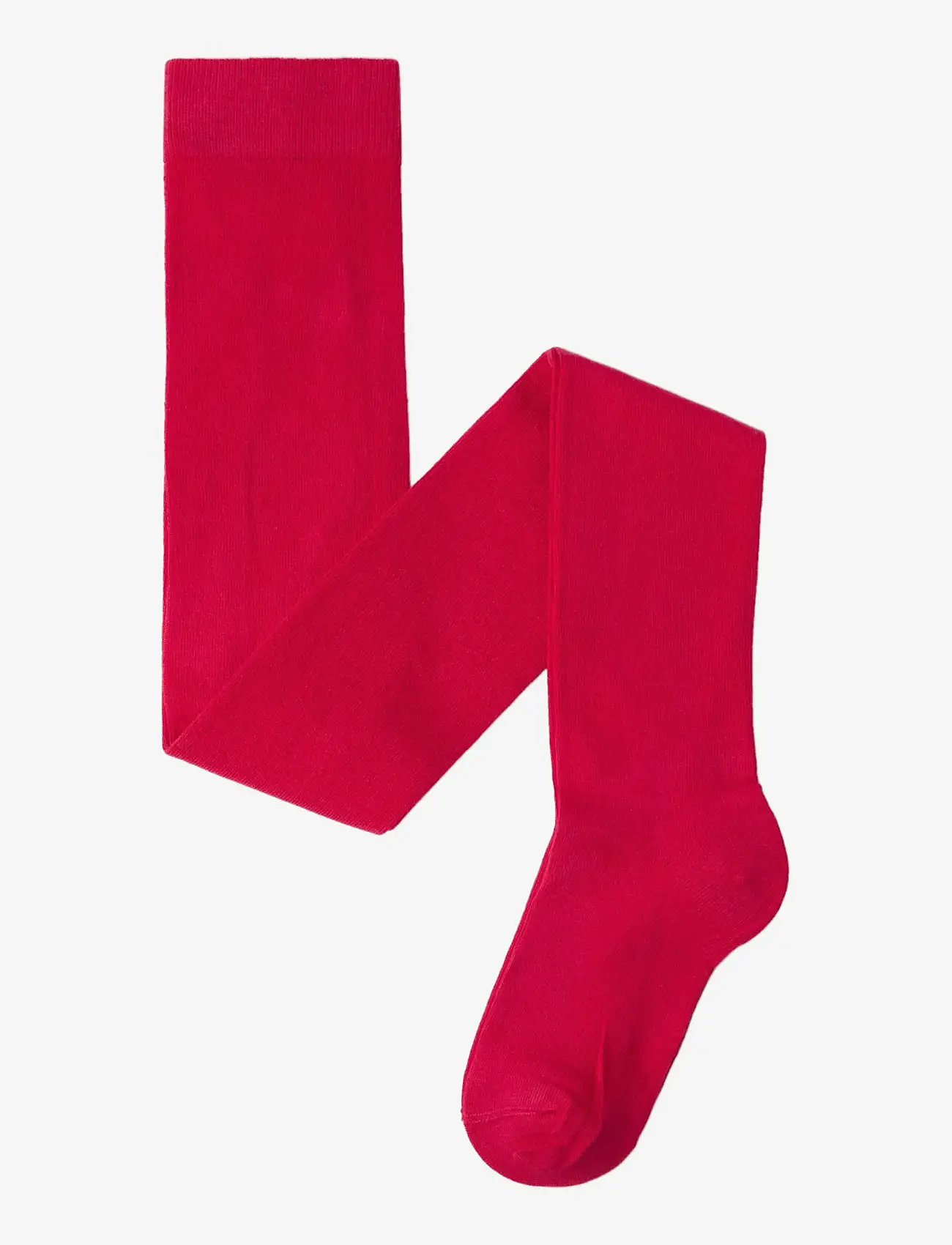Lindex - Tights SG H plain knitted - strømpebukser - red - 2