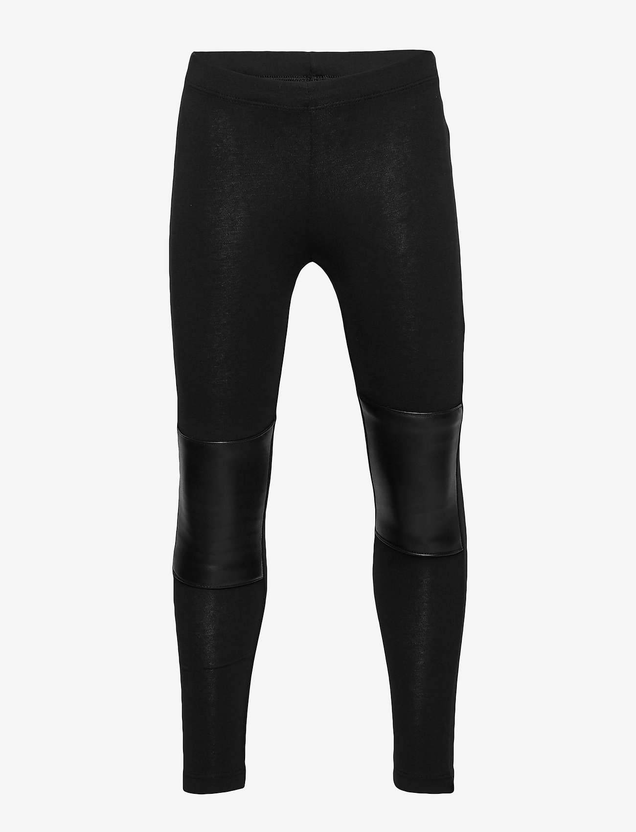 Lindex - Leggings PU knee - black - 0