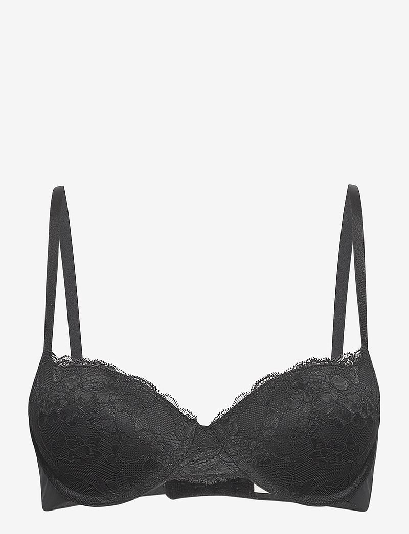 Lindex - Bra Akleja Emelie lace - bügellose bhs - black - 1