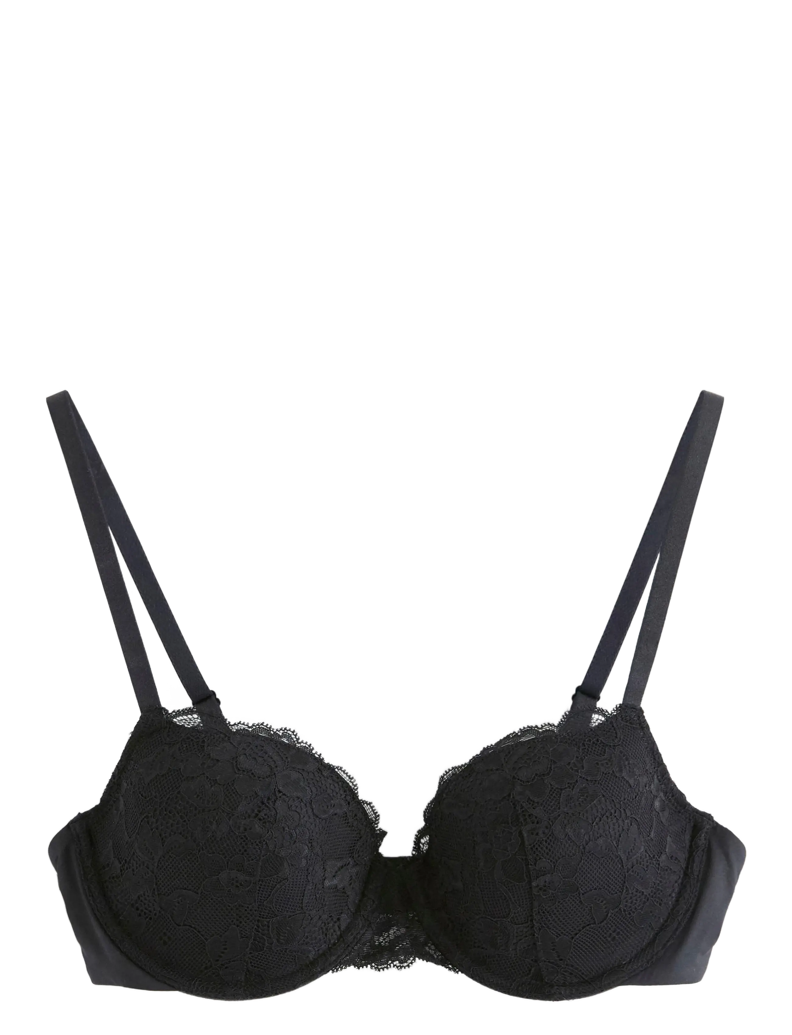 Lindex - Bra Akleja Emelie lace - spile-bh-er - black - 1