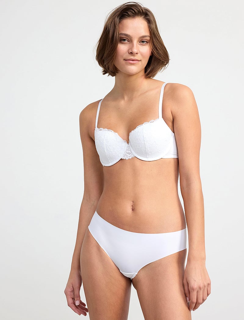 Lindex - Bra Akleja Emelie lace - bügellose bhs - white - 3