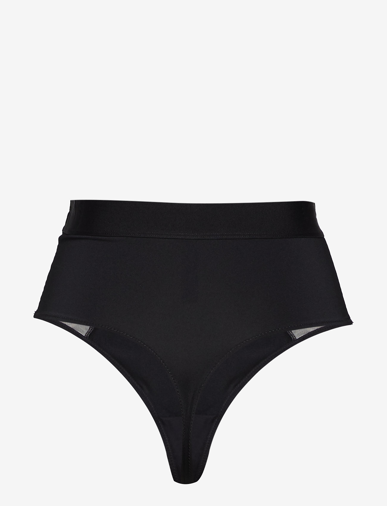 Lindex - Brief  Wavy Thong High - black - 1