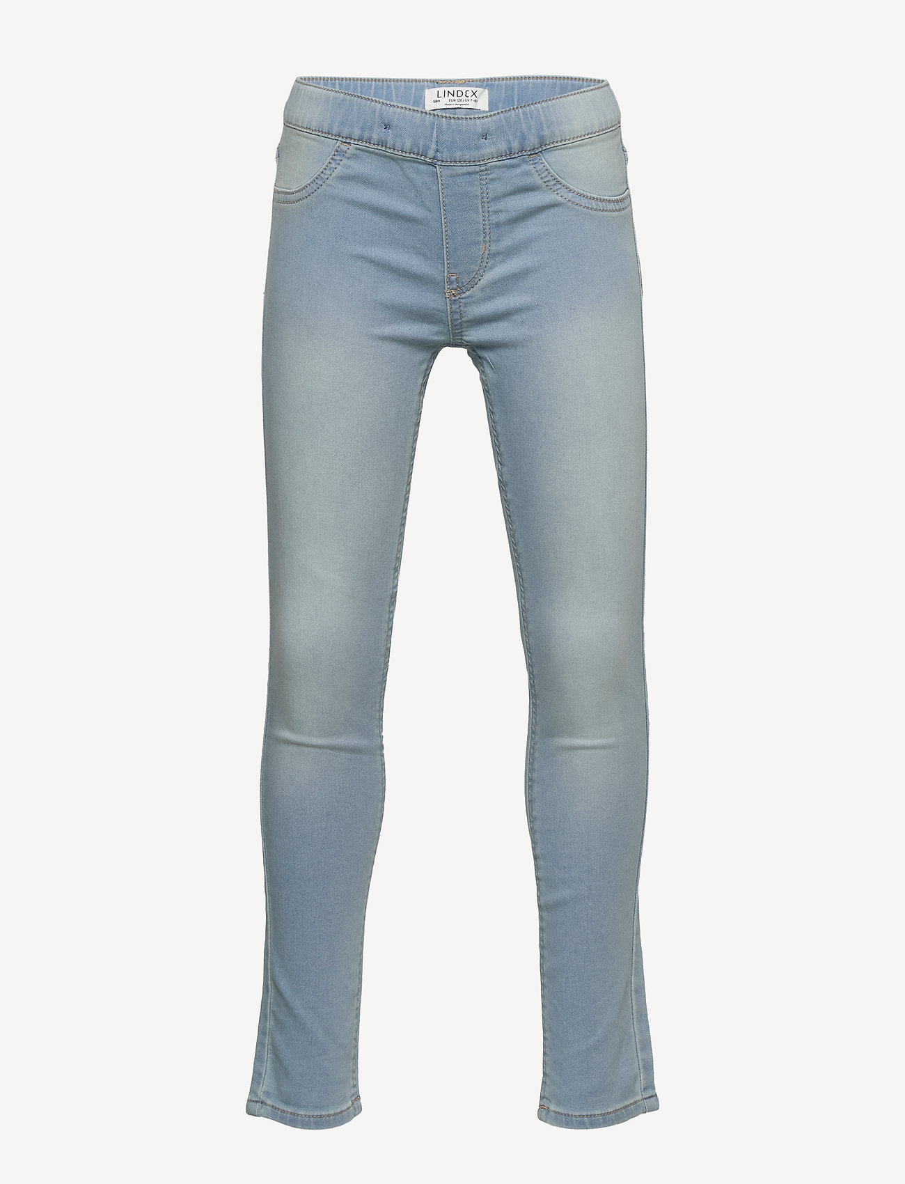 Lindex - Trousers denim basic - washed denim - 0