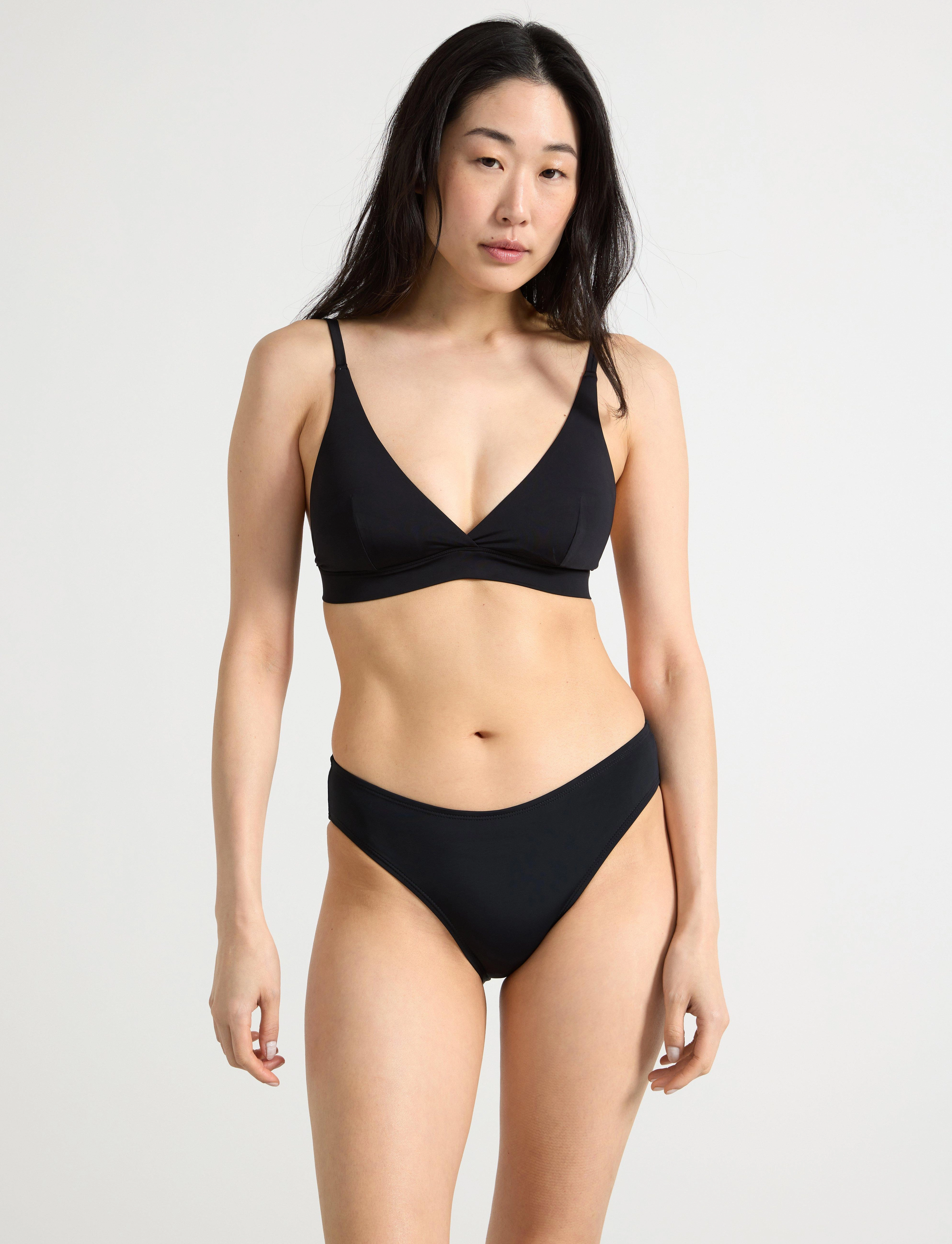 Lindex Bikini Bottom, S, Black, Bikiniunderdele > Bikinitrusser, Dame