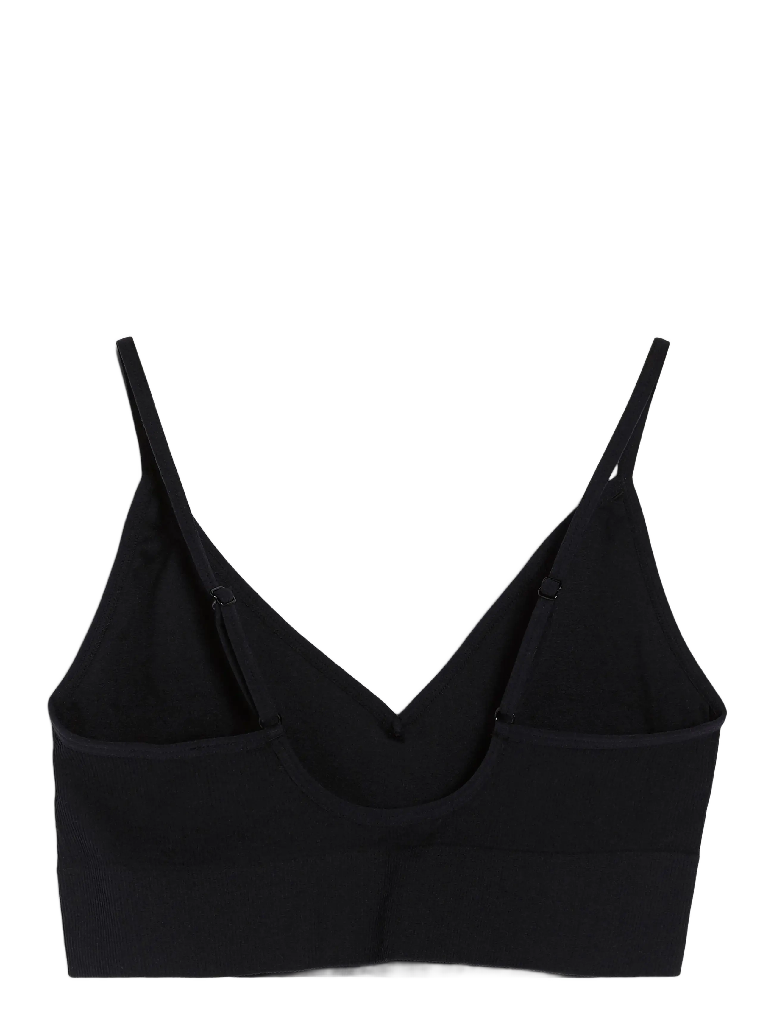 Lindex - Bra  Seamless Rib top - bh-linnen - black - 2