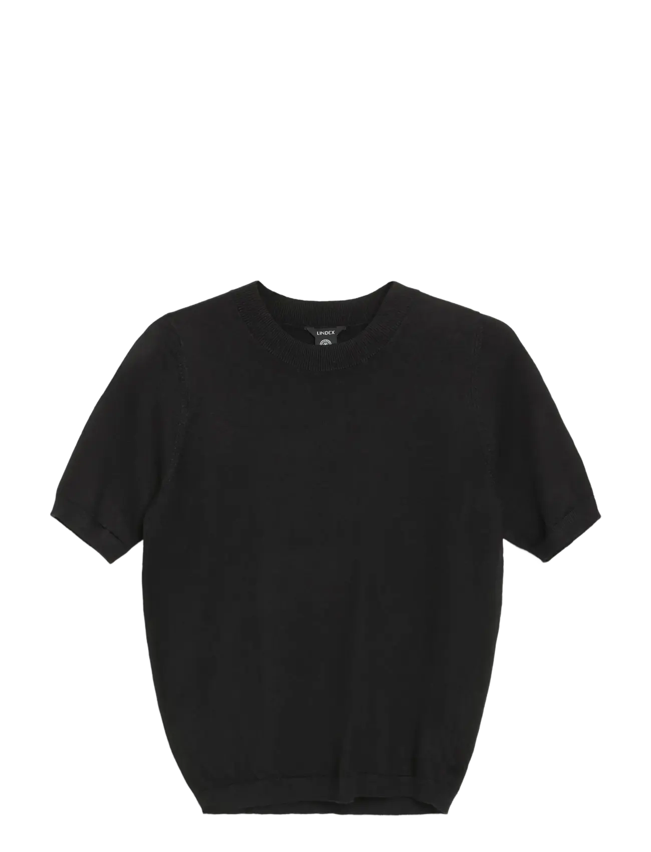 LINDEX Fine-Knit Oberteil Schwarz - S - Damen