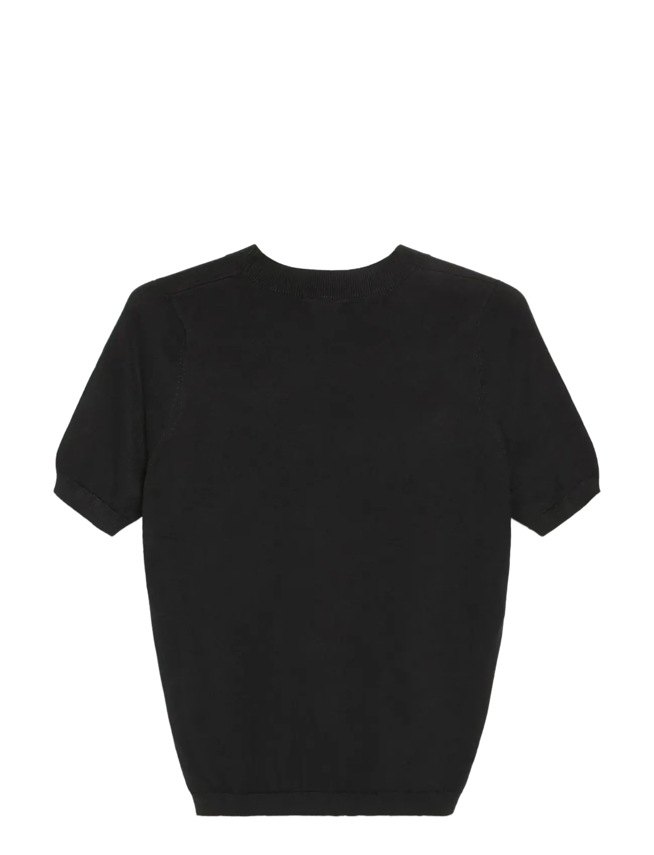 Lindex - Fine-knit top - t-shirts - black - 2