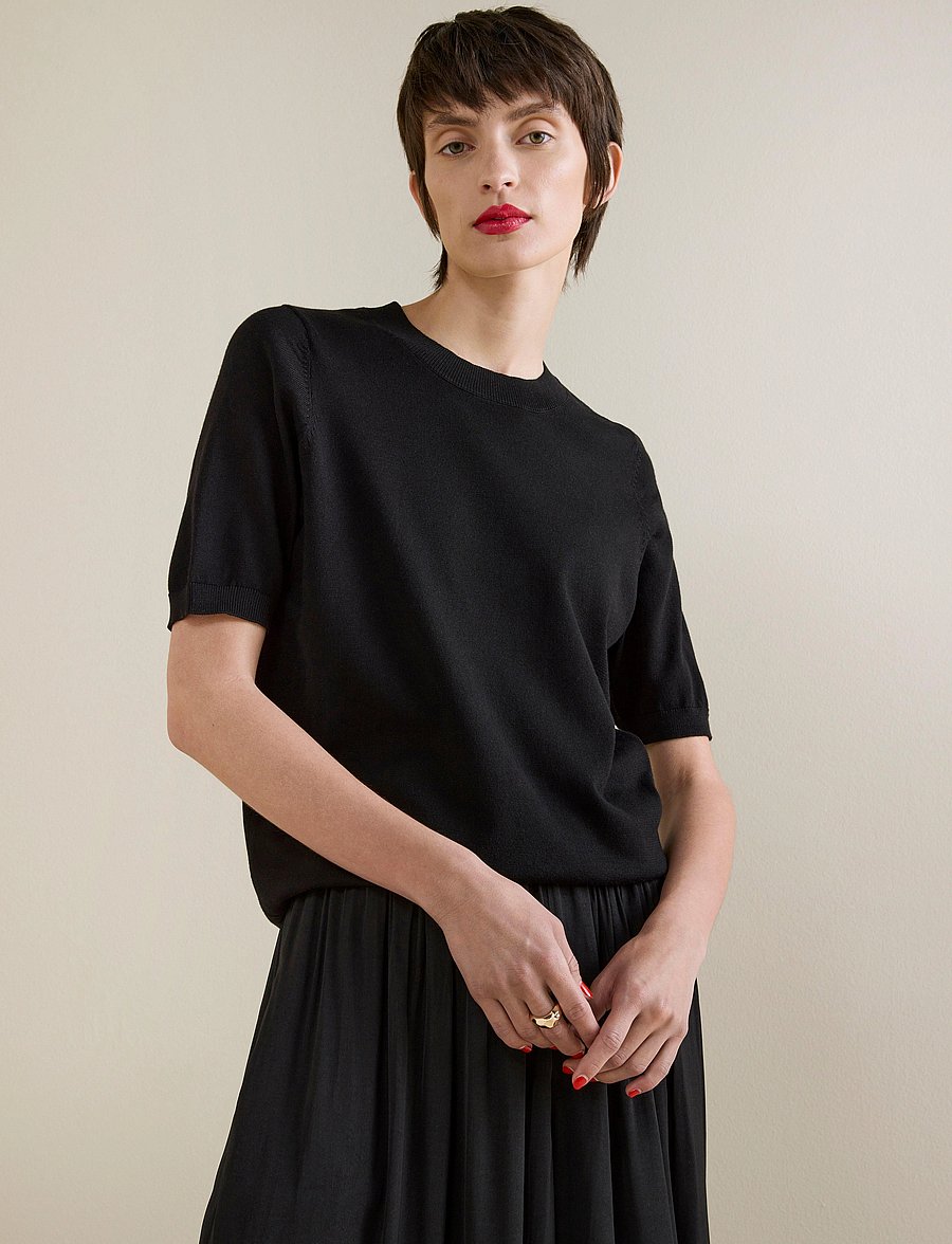 Lindex - Sweater Polly - t-shirts - black - 3