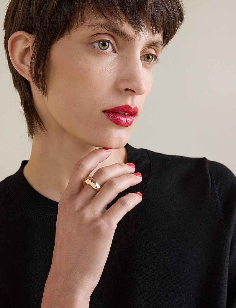 Lindex - Sweater Polly - stickade tröjor - black - 4