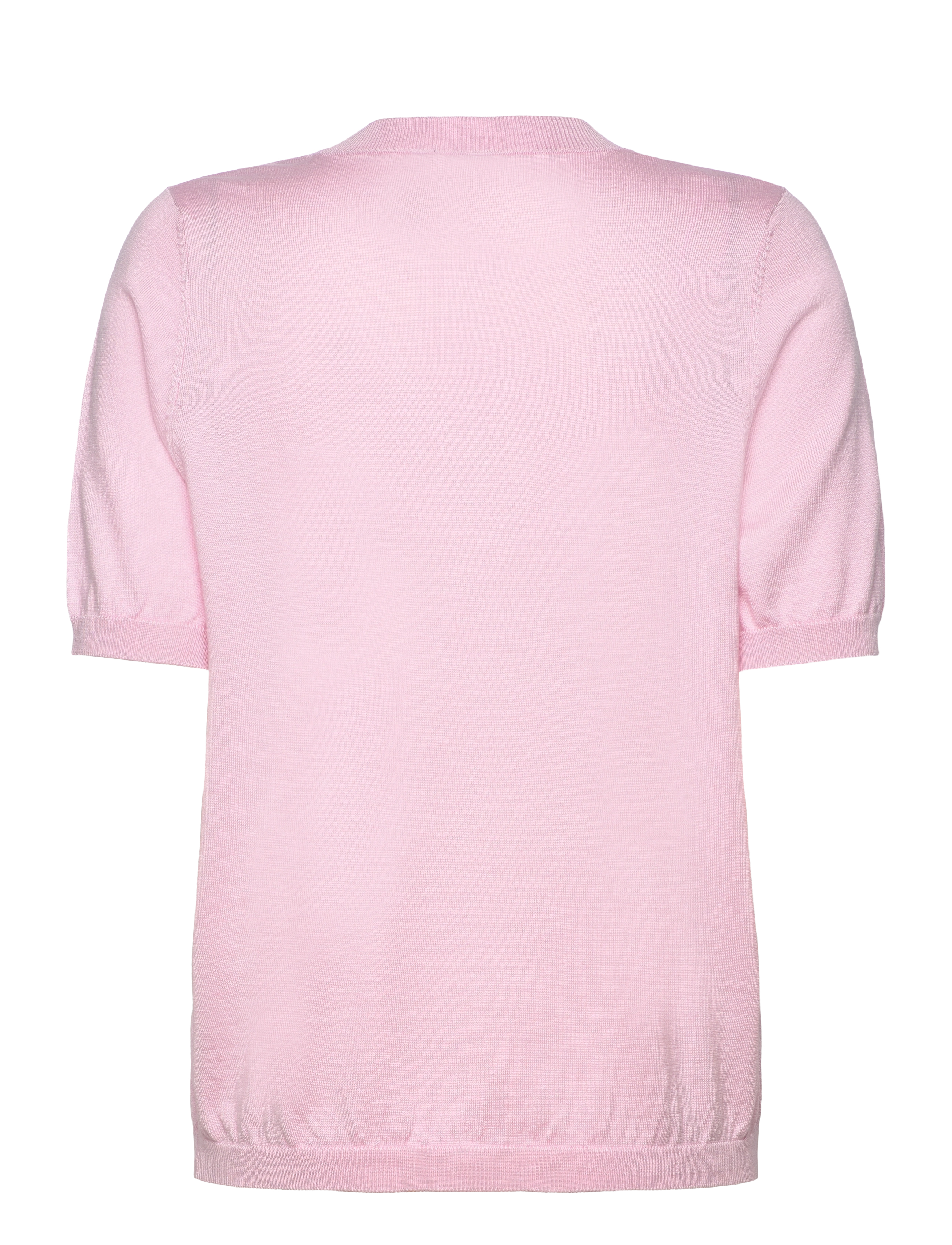 Lindex - Fine-knit top - t-shirts - light pink - 2