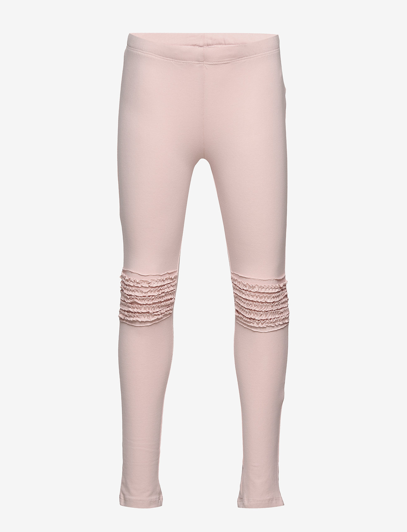 Lindex - Leggings basic frill knee - light dusty pink - 0