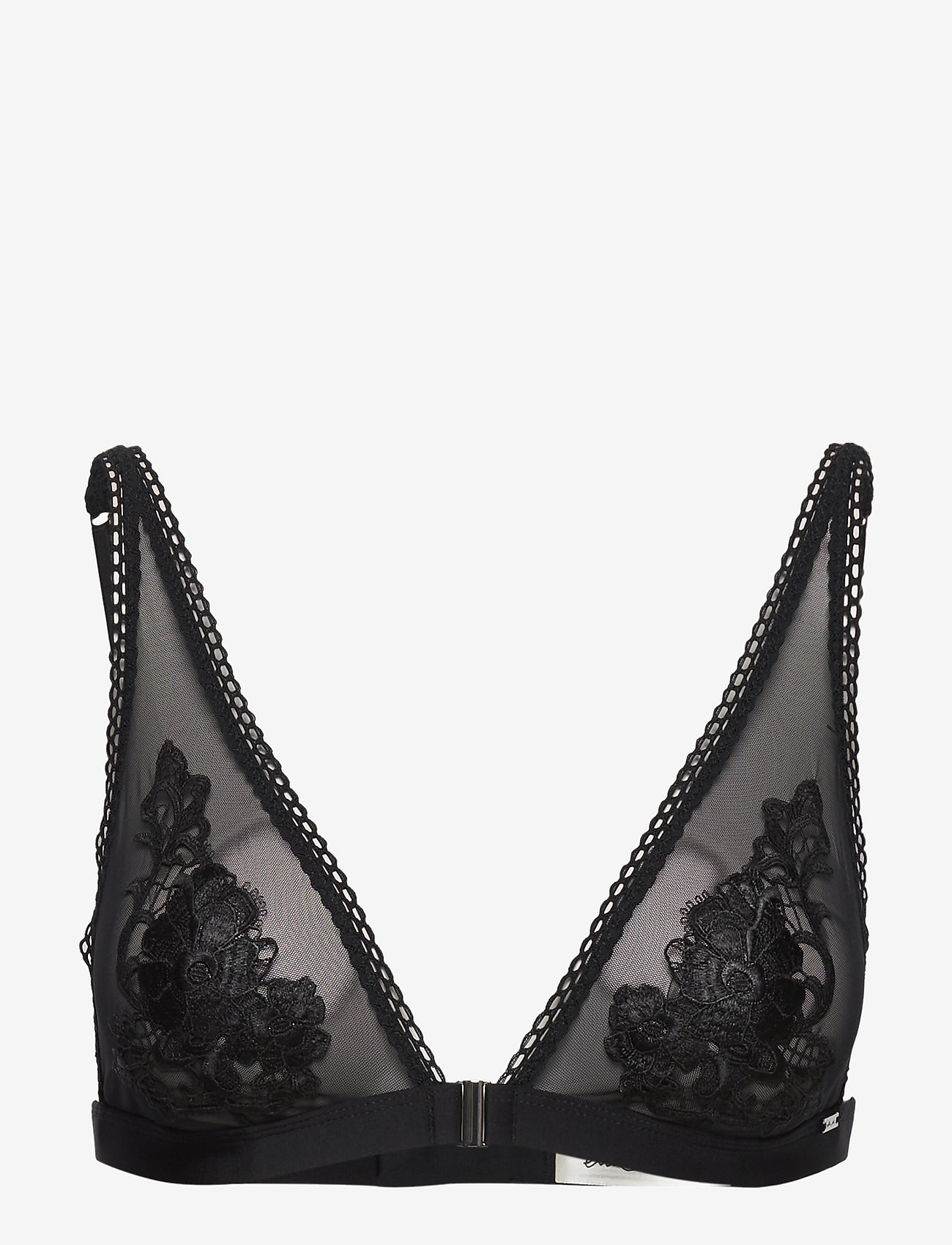 Lindex - Bra  Tyra guipure triangle - black - 0