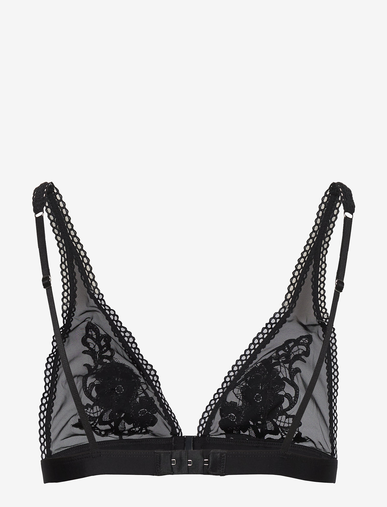 Lindex - Bra  Tyra guipure triangle - black - 1