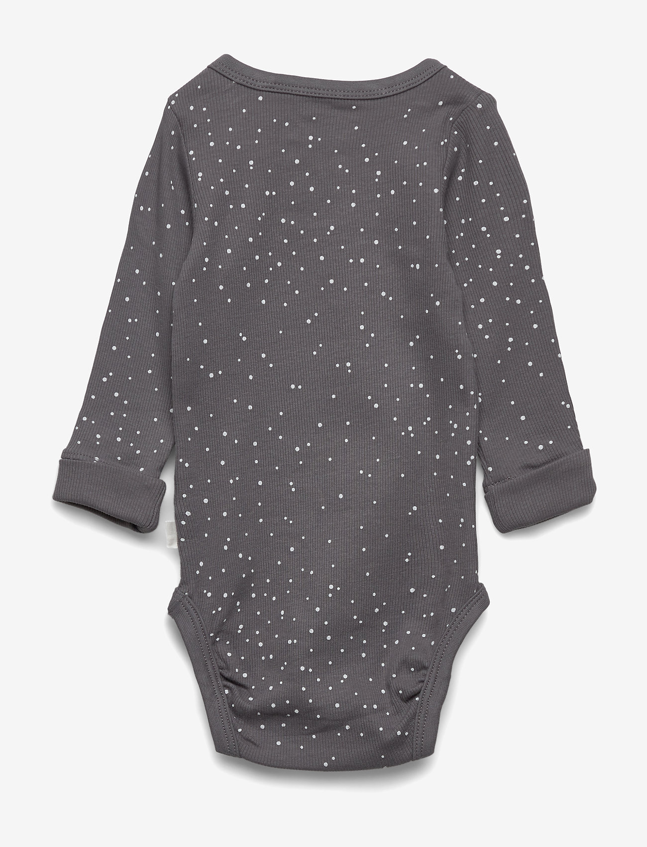 Lindex - Body rib aop - dark dusty grey - 1