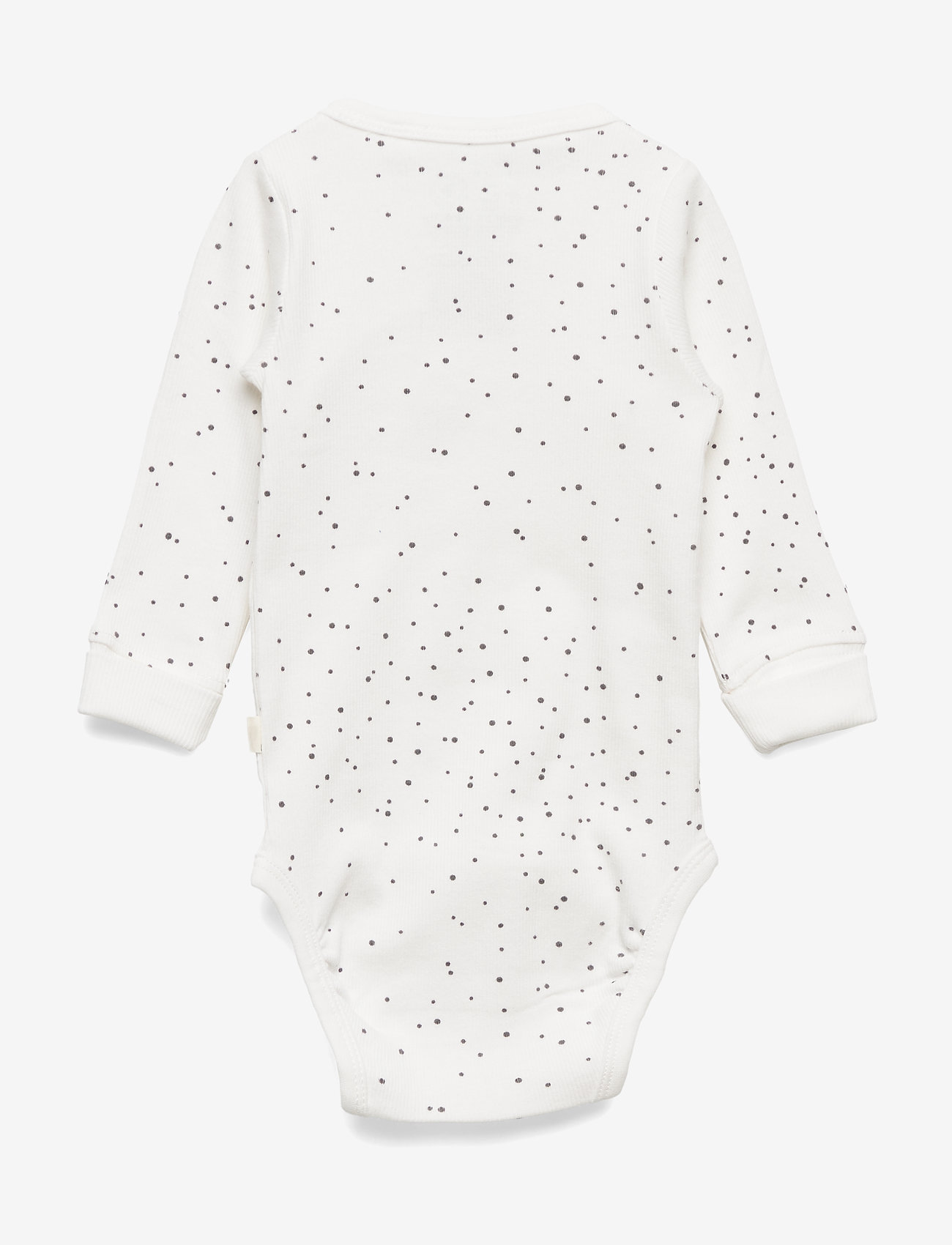 Lindex - Body wrap rib aop - light dusty white - 1