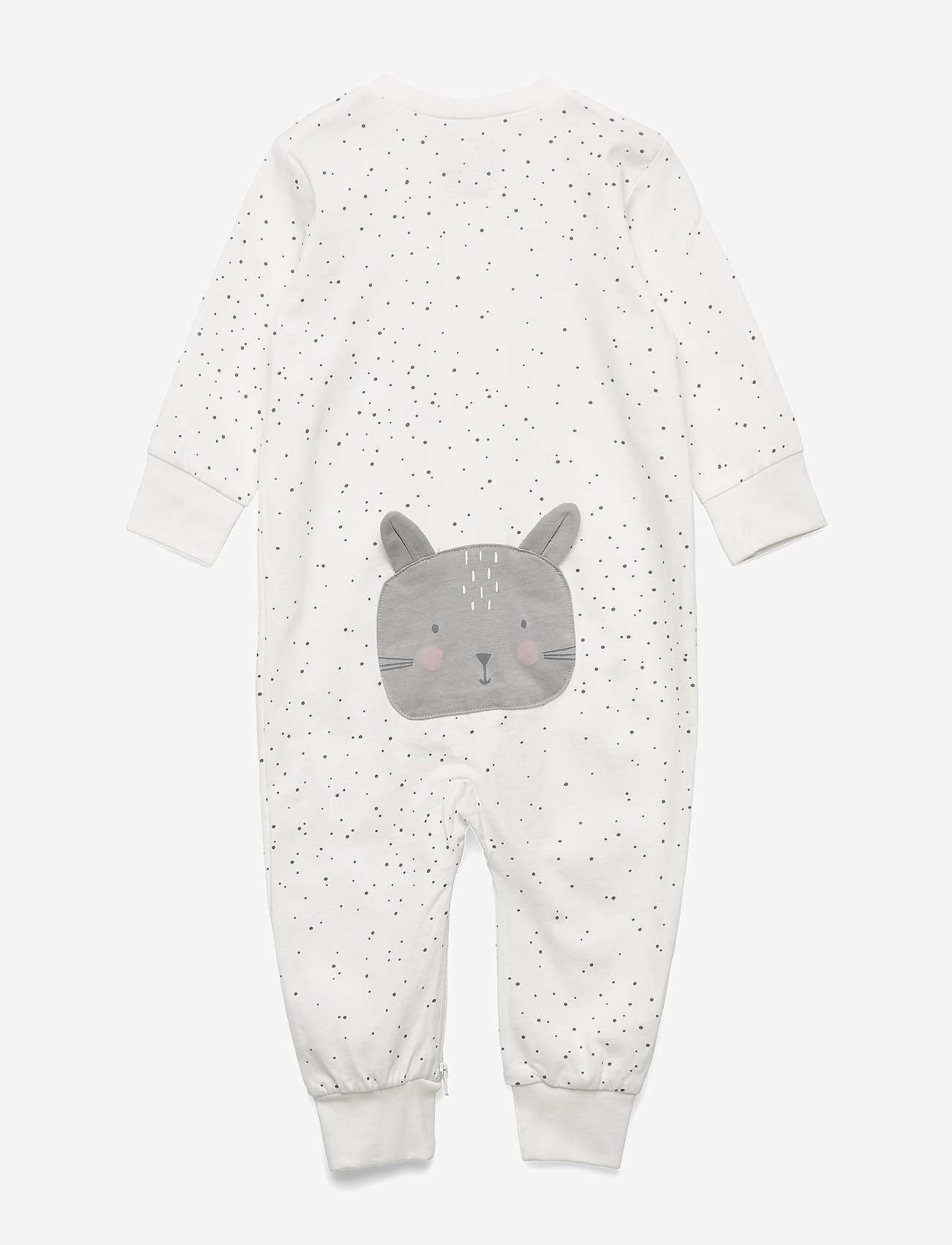 Lindex - Pyjamas Rabbit at back - light dusty white - 1