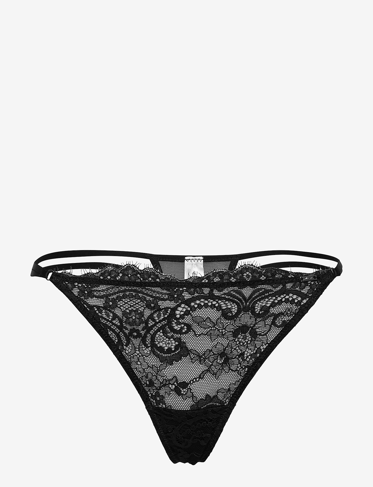 Lindex - Brief  thong low Smilla lace - black - 0