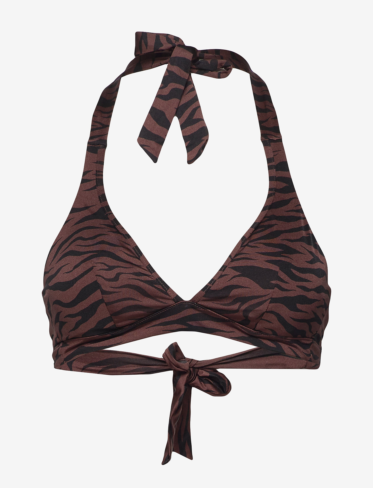 Lindex - Bra Jenna Triangle Top - dark brown - 0