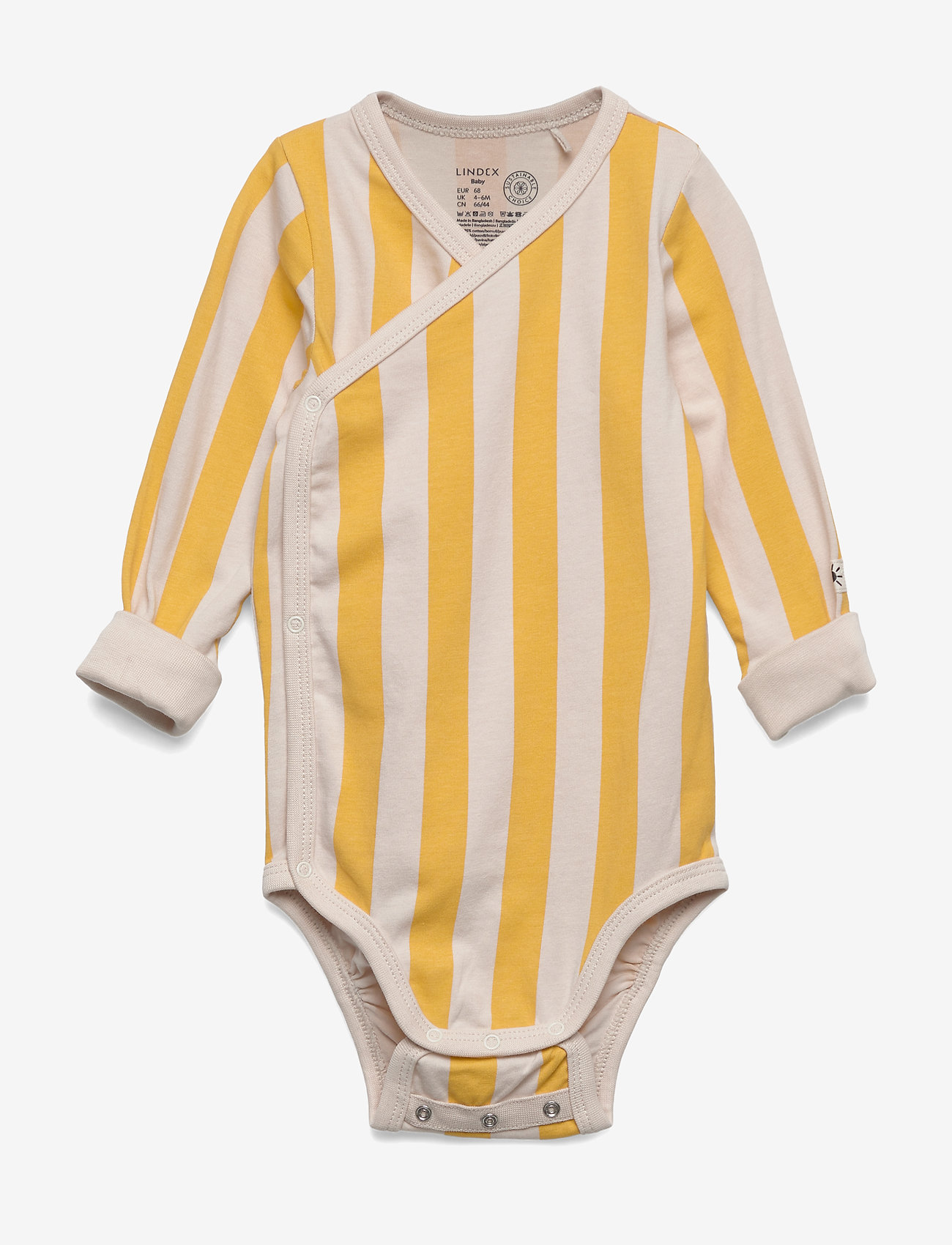 Lindex - Body Wrap Block Stripe - dark dusty yellow - 0