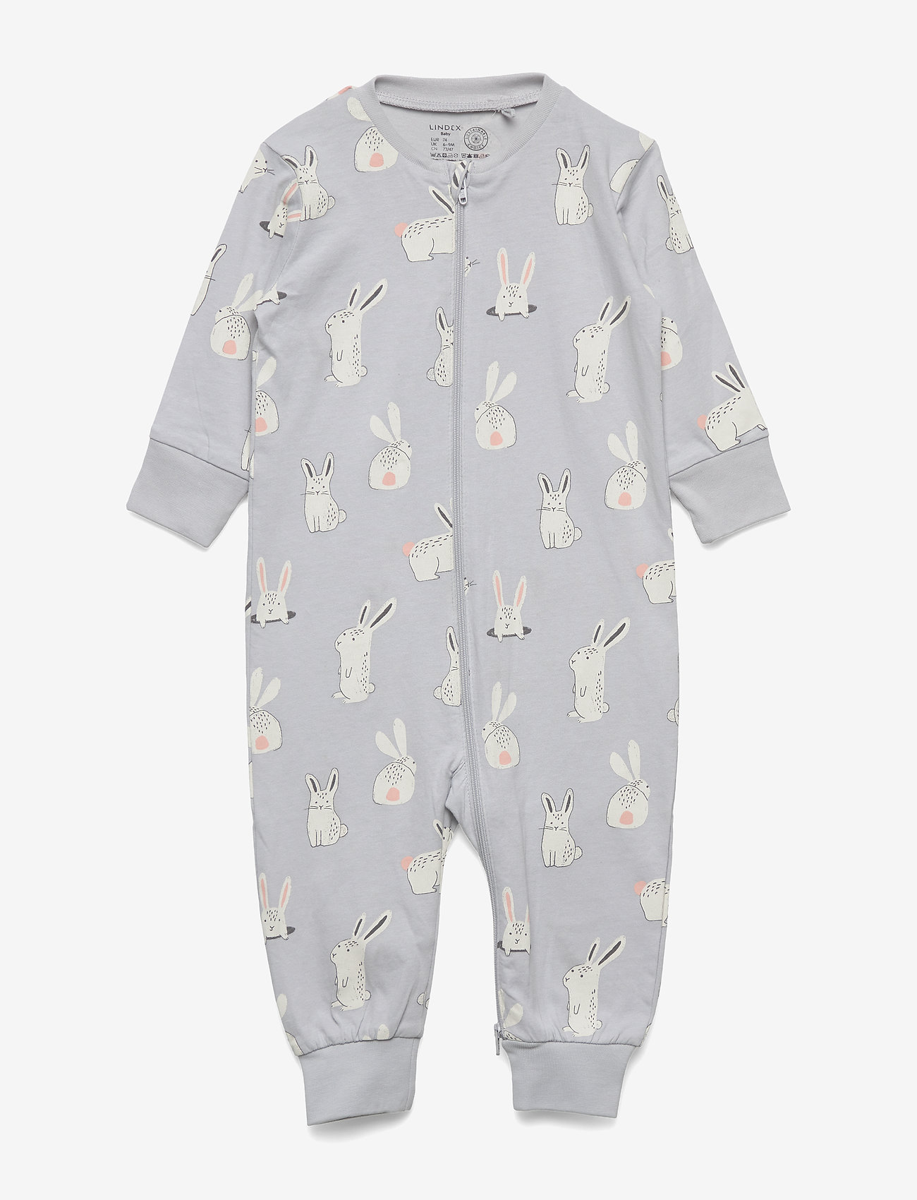 Lindex - Pyjamas Bunnies - light grey - 0