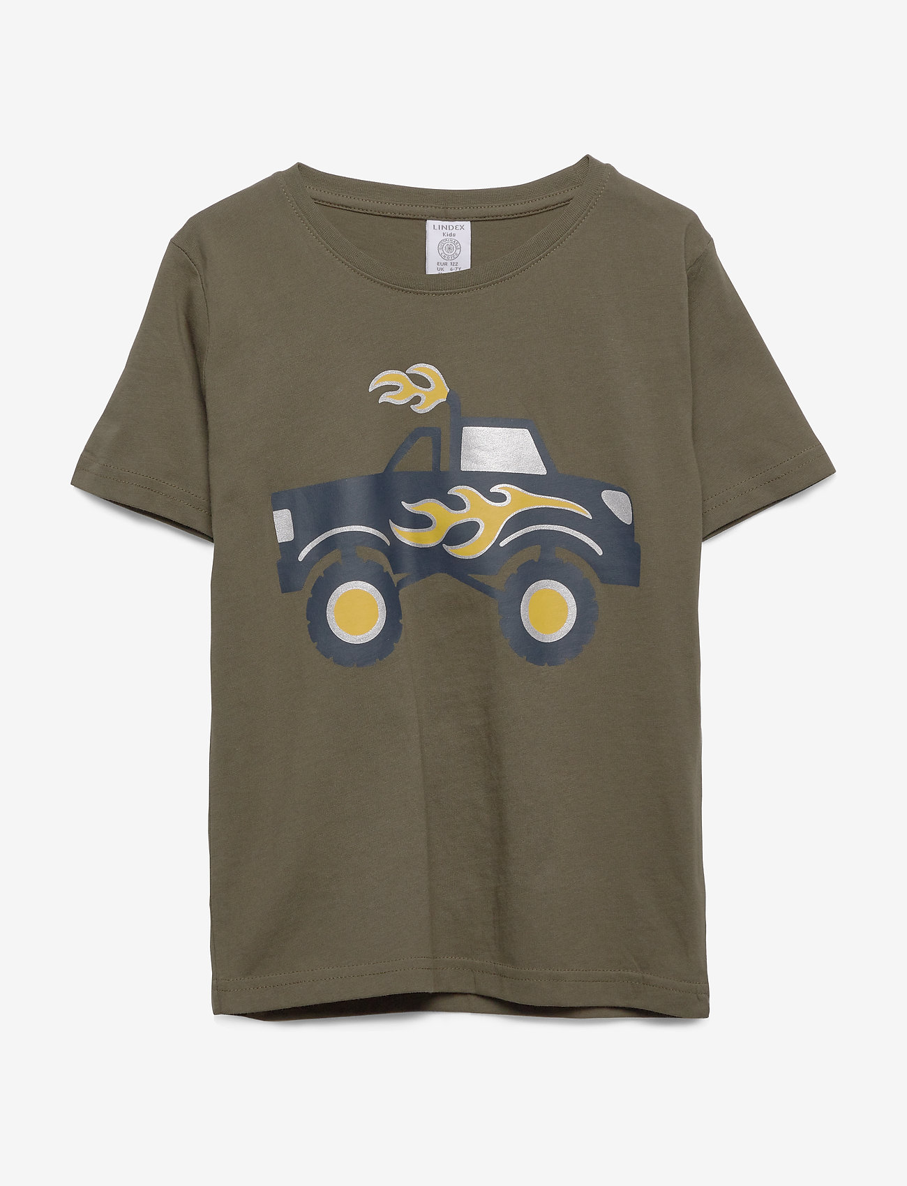 Lindex - Top SS Monster truck - dark green - 0