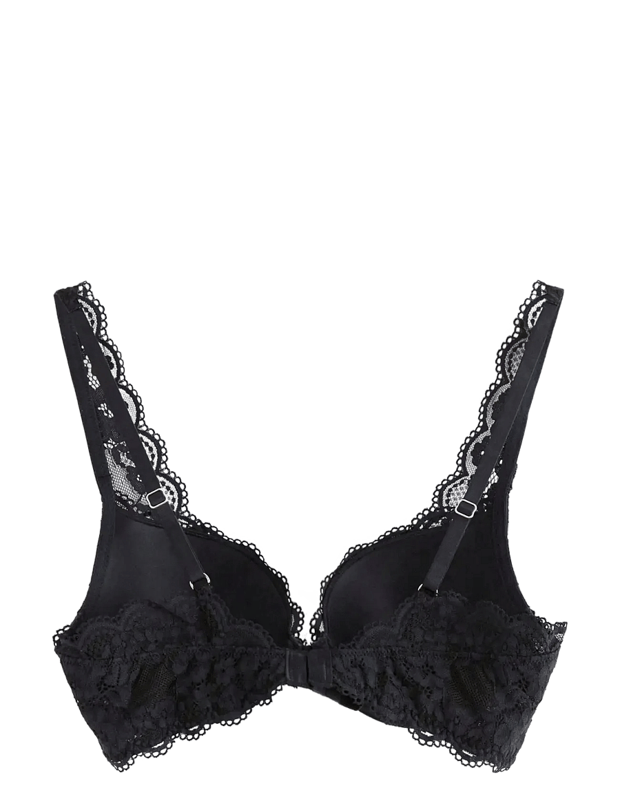 Lindex - Bra Malva Iris - push up bras - black - 2