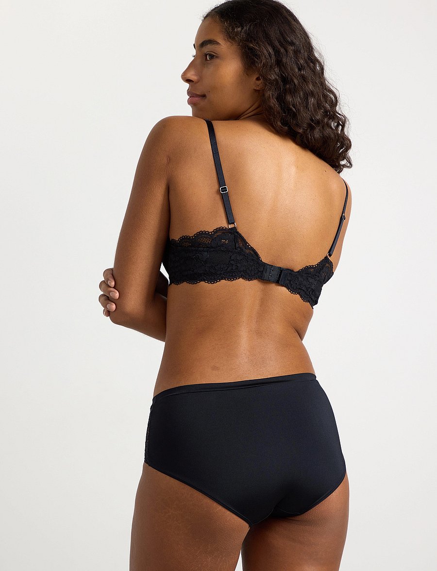 Lindex - Bra Malva Iris - push up bras - black - 3