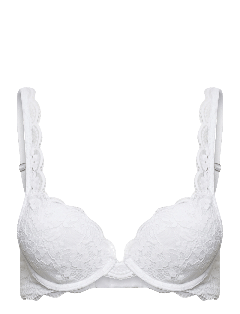 Lindex - Bra Malva Iris - push-up bh:ar - white - 1