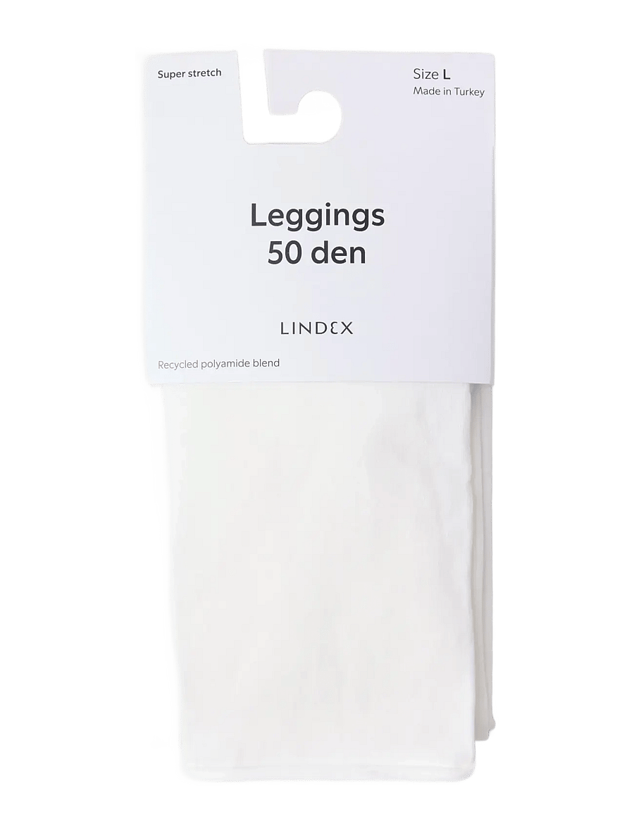 Lindex - Leggings 50 denier - besondere anlässe - white - 1