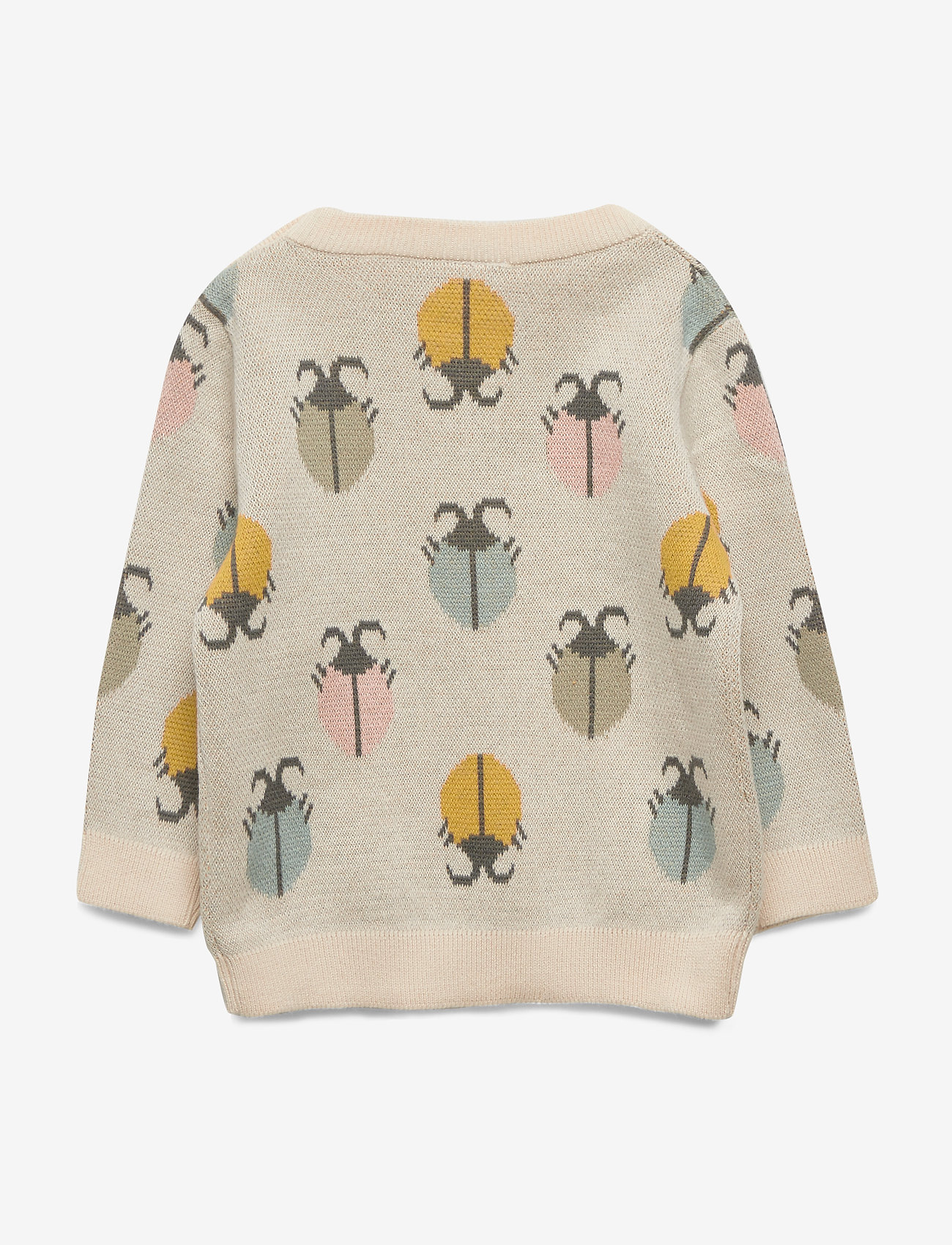 Lindex - Sweater knitted bugs - light beige - 1